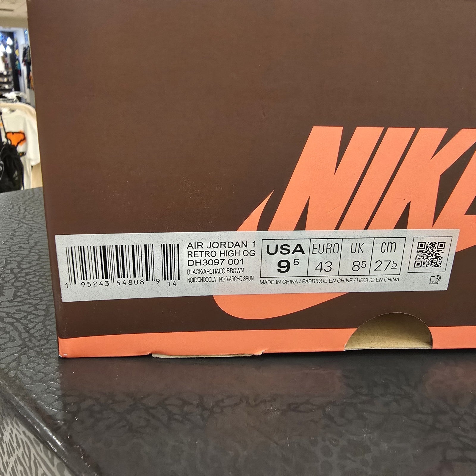 Size 9.5 - Jordan 1 High OG Hand Crafted