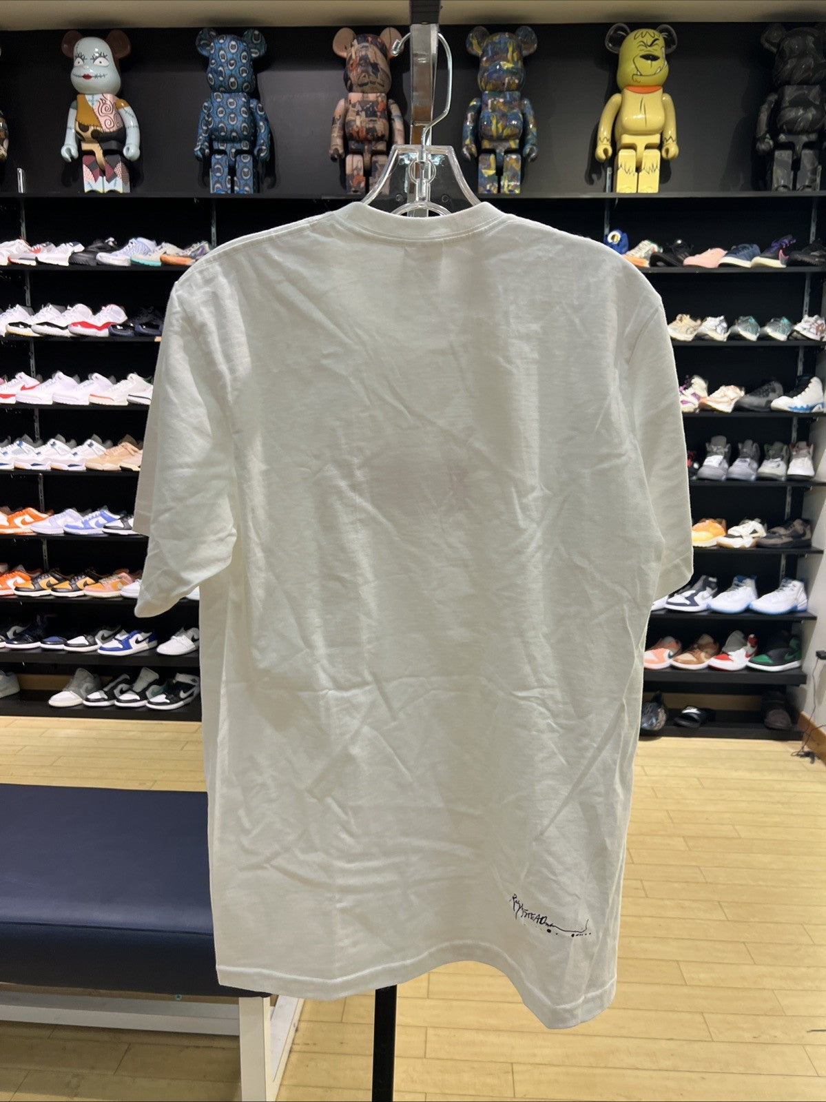 SUPREME Ralph Steadman Box Logo T-Shirt Sz S DEFECT
