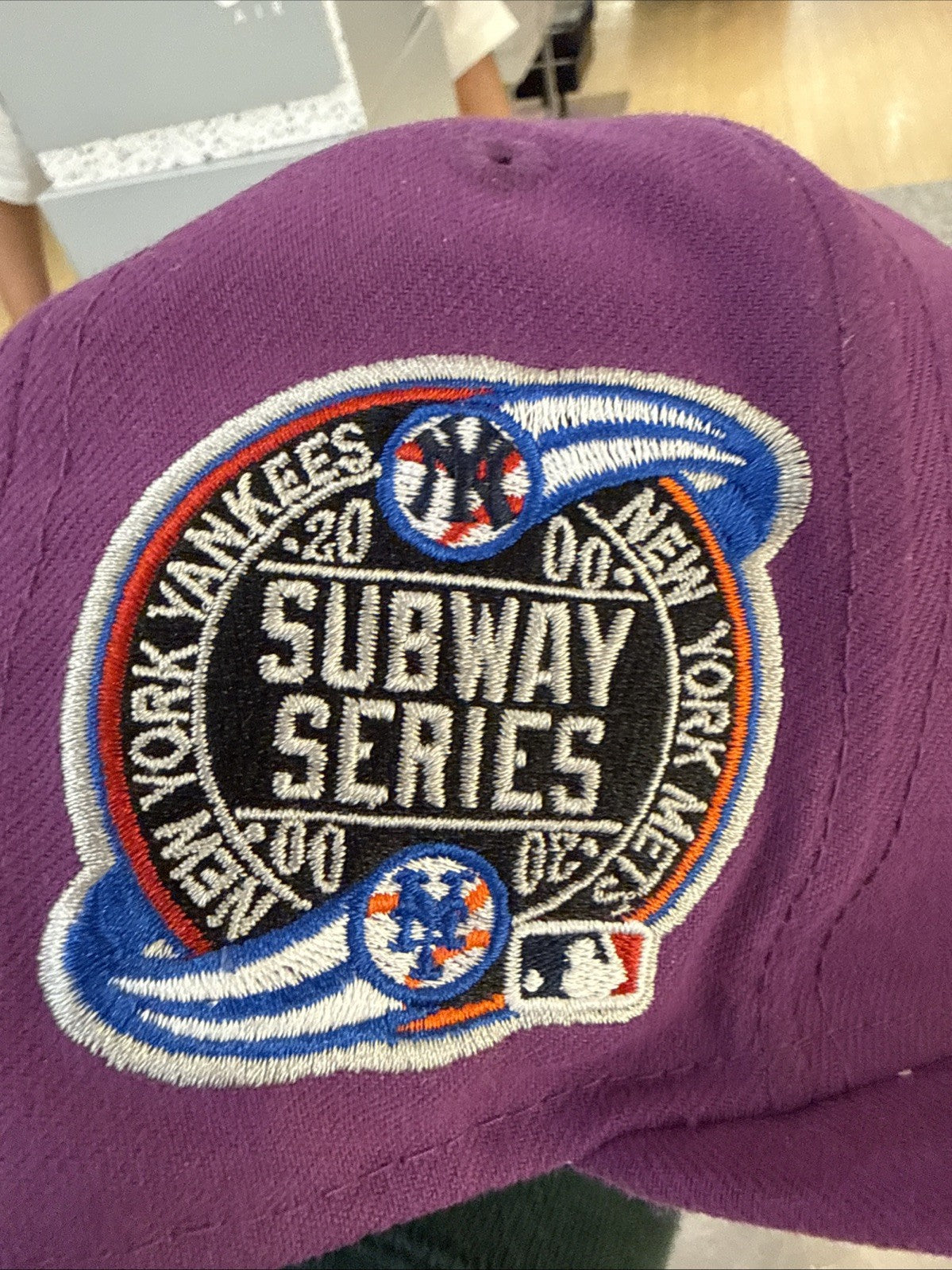 Jaw Tips X Hat Club Yankees 5950 Subway Series, Sz 7 1/2