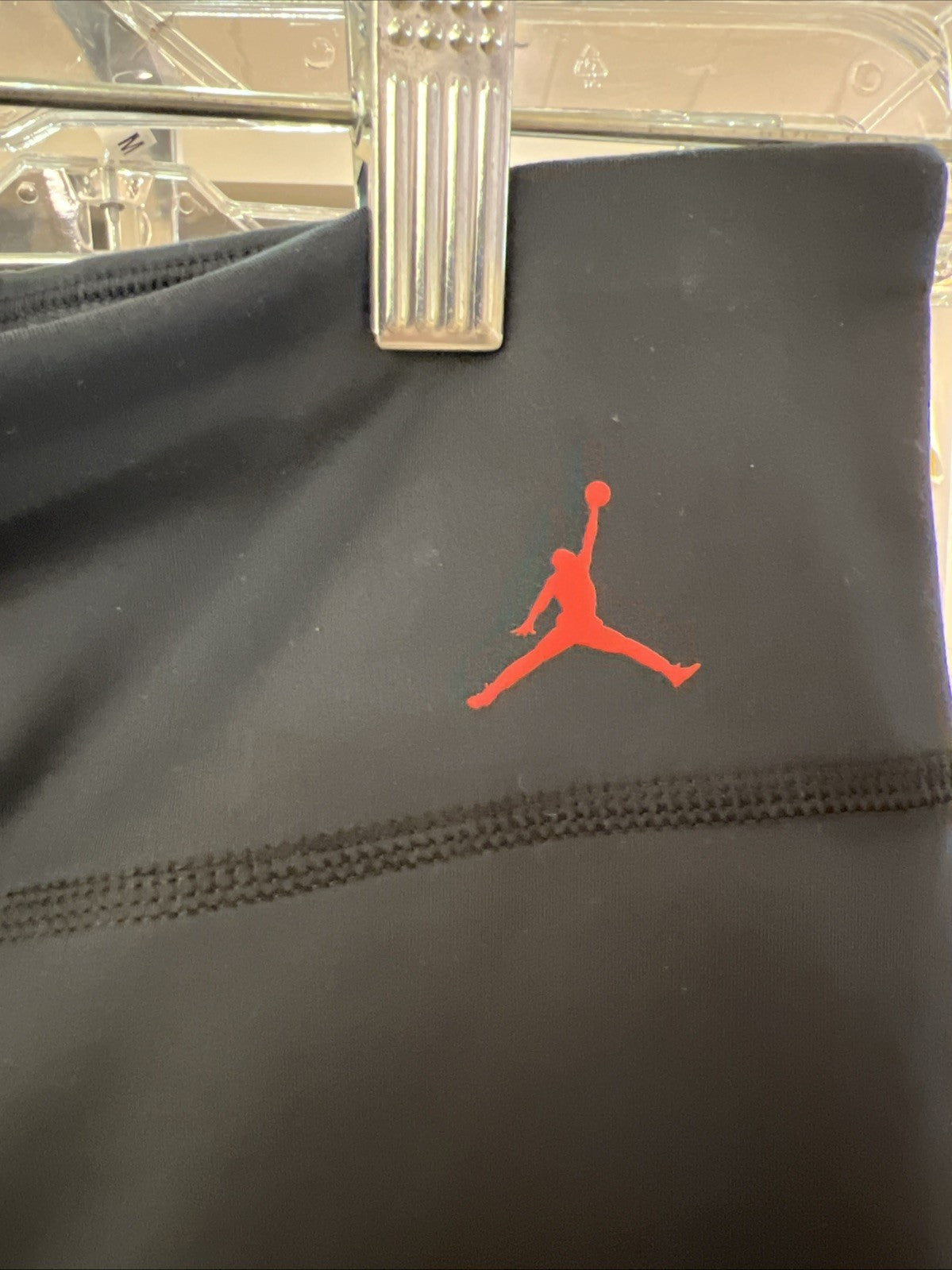 Jordan Tight Fit Shorts Black Gray Active Womens