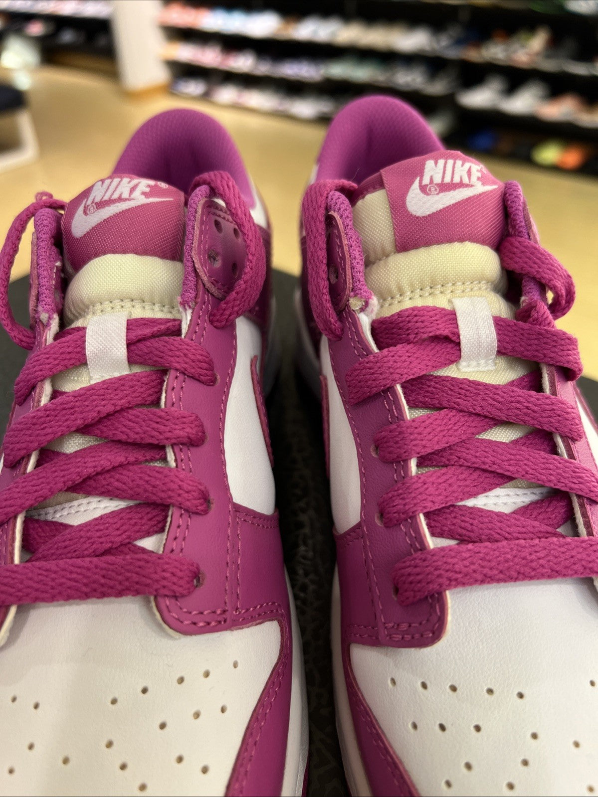 Nike Dunk Low Active Fuchsia GS Sz 6.5Y DEFECT