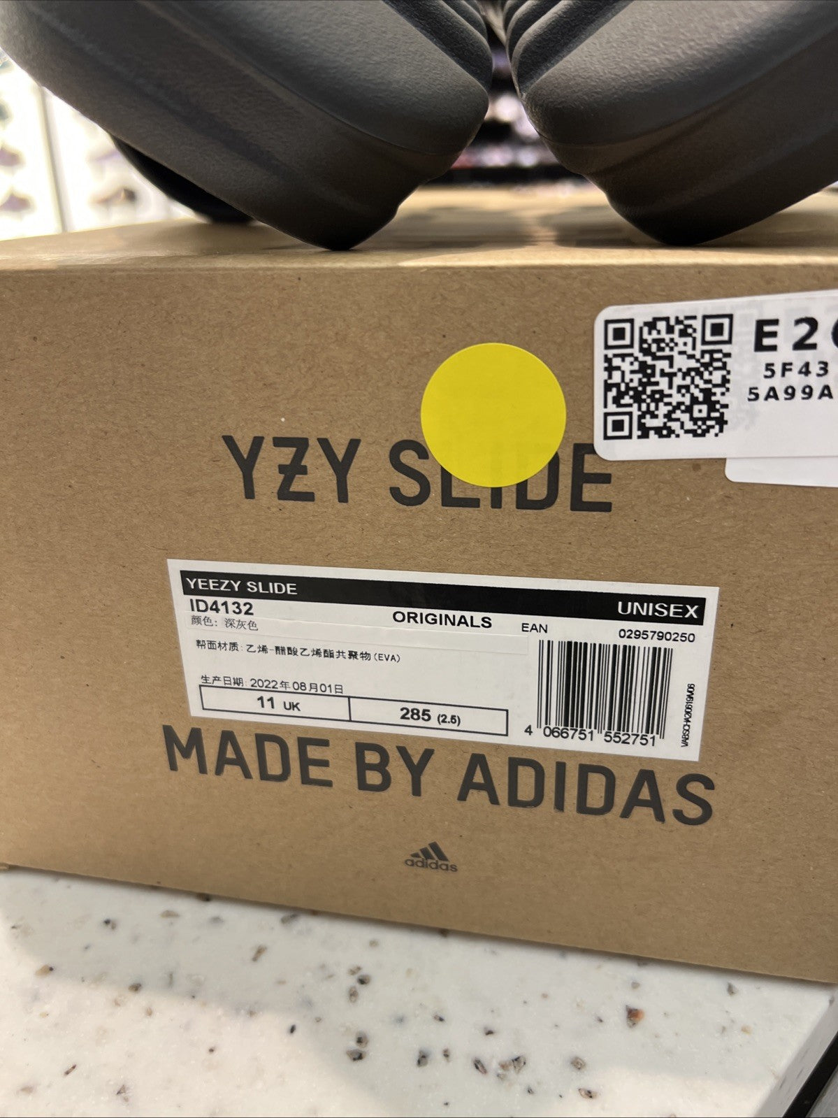 Adidas Yeezy Slide Granite (ID4132) Sz 11