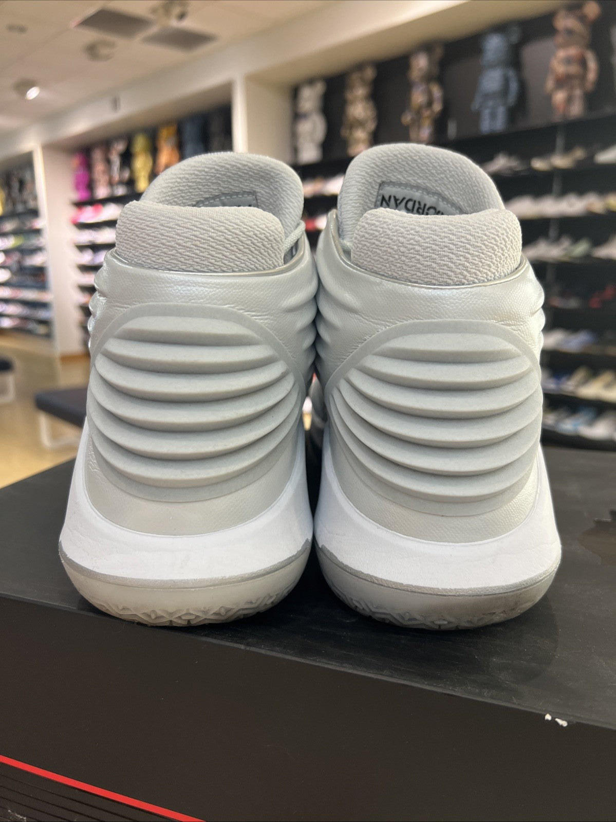 Nike Air Jordan XXXII Pure Platinum High Sneaker Shoes Sz 12 USED
