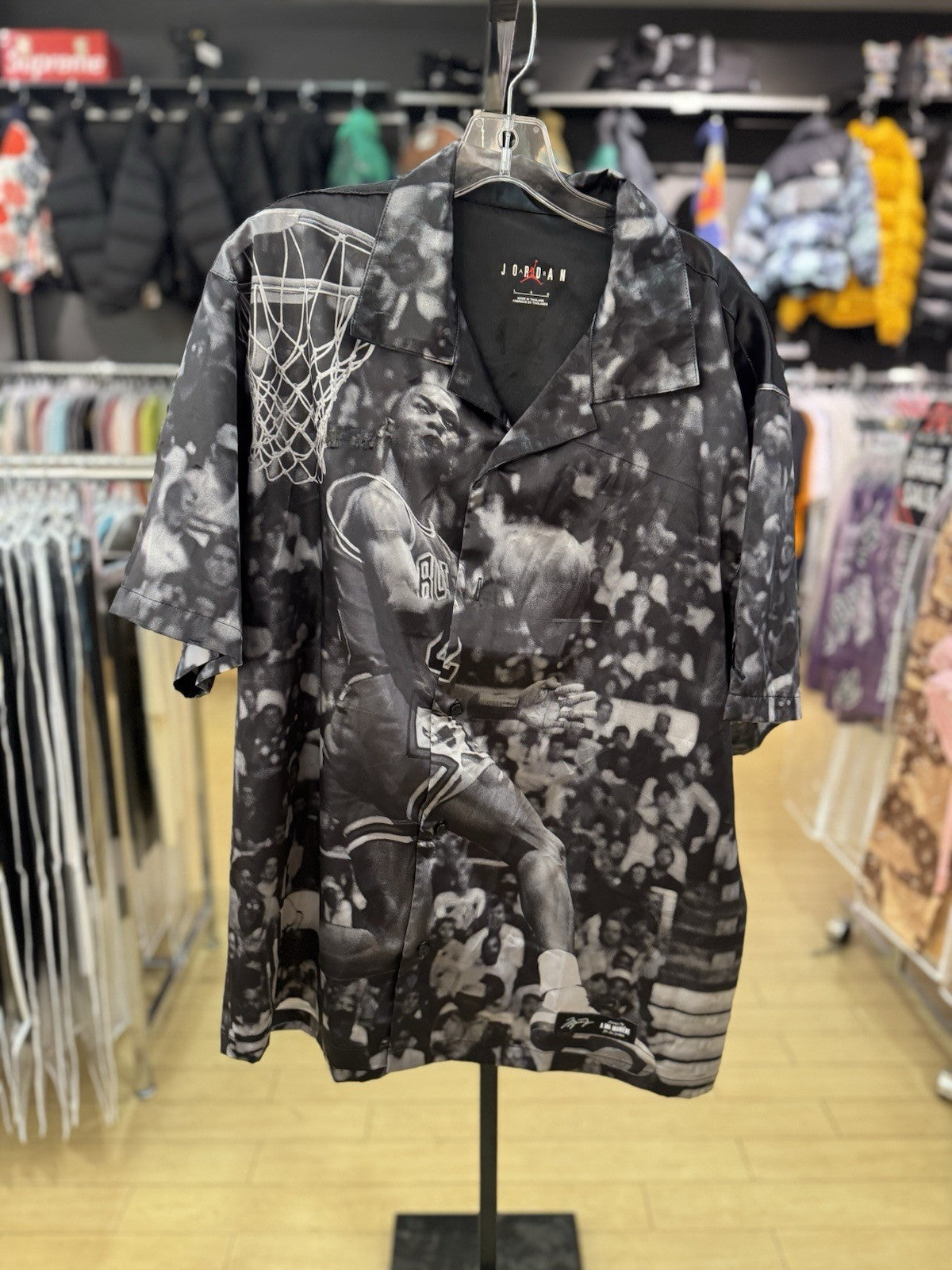 Jordan X A Ma Maniere Aj2 S/S Top Shirt Black Size Large