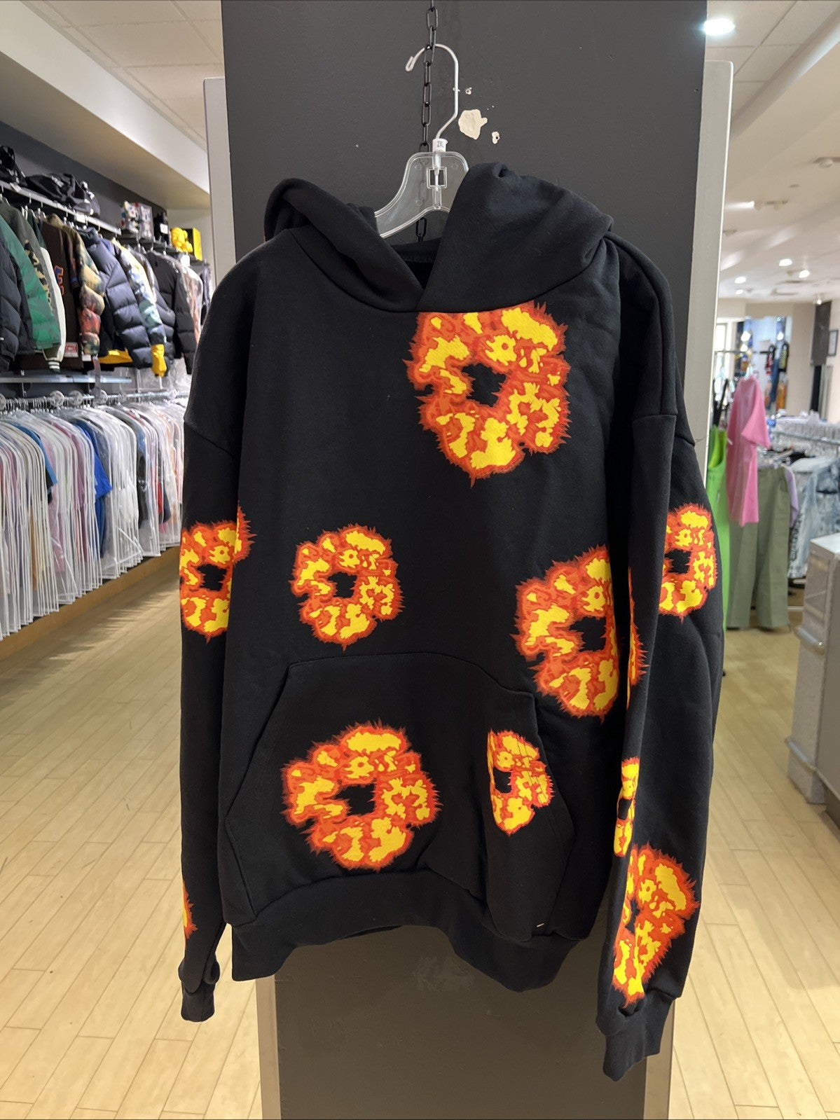 Denim Tears x Offset Wreath Black Hoodie Sz 2XL