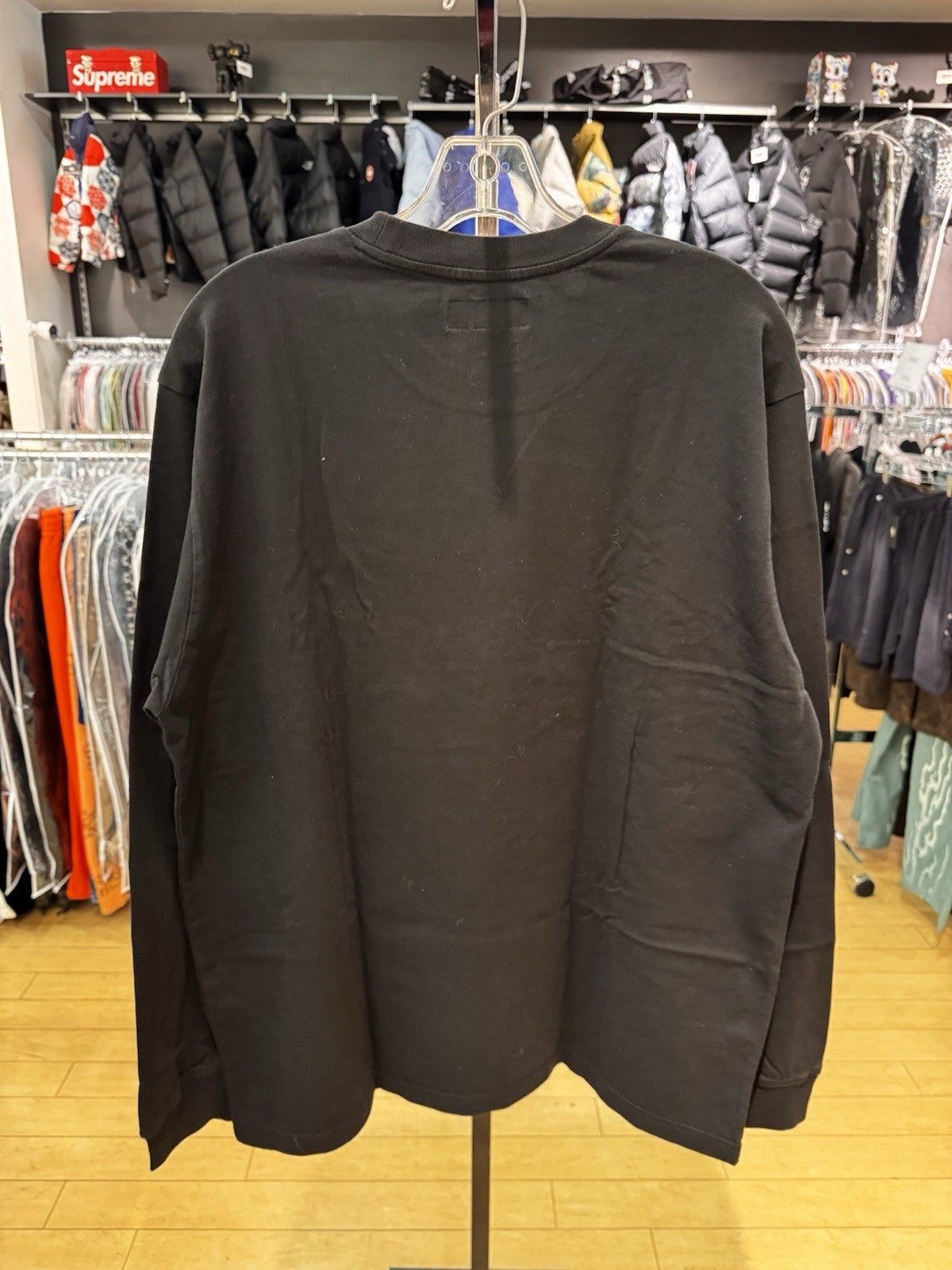 Supreme Small Box L/S Tee Black Size M