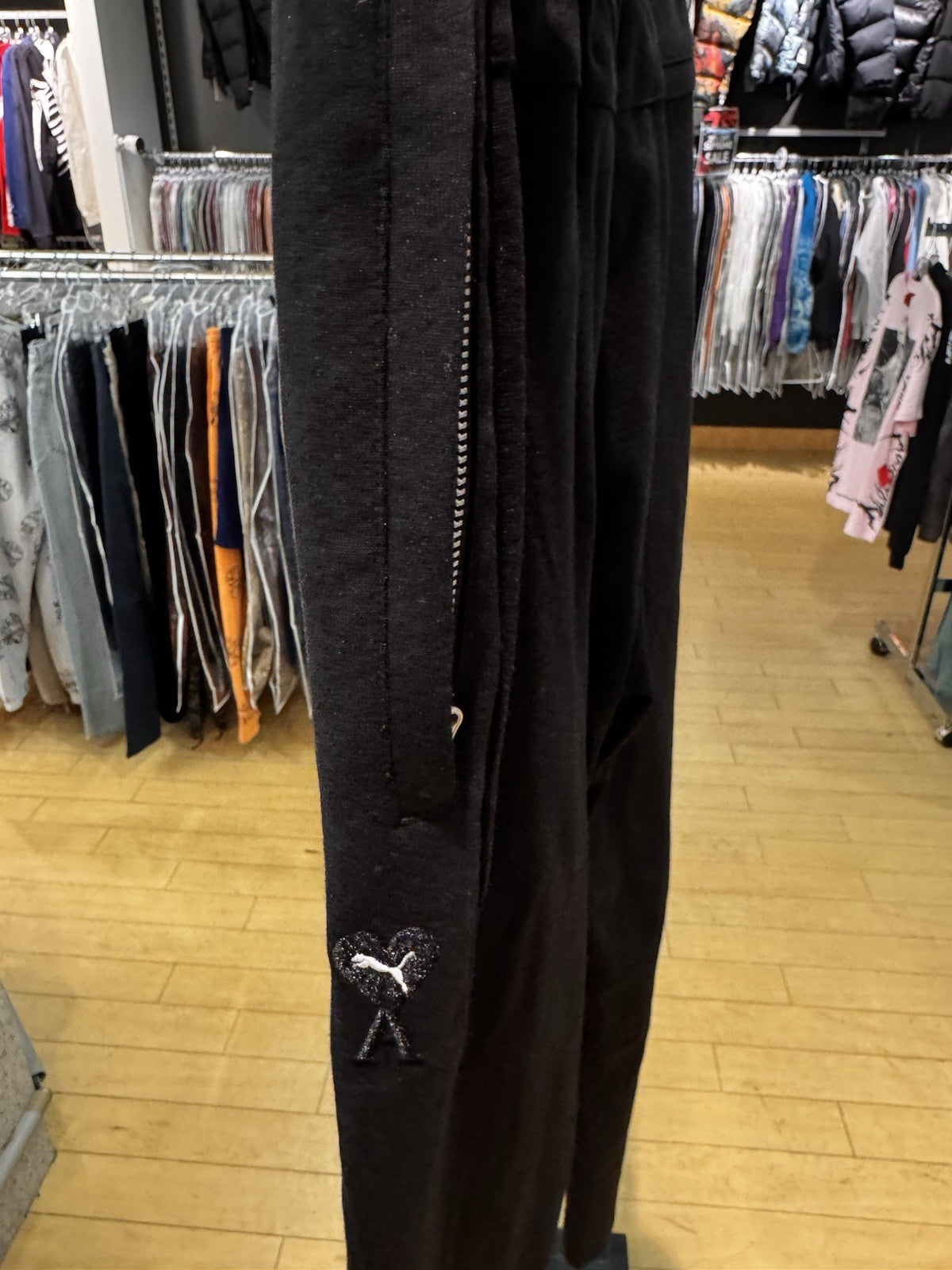 Puma X Ami Wide Pants Black Size L