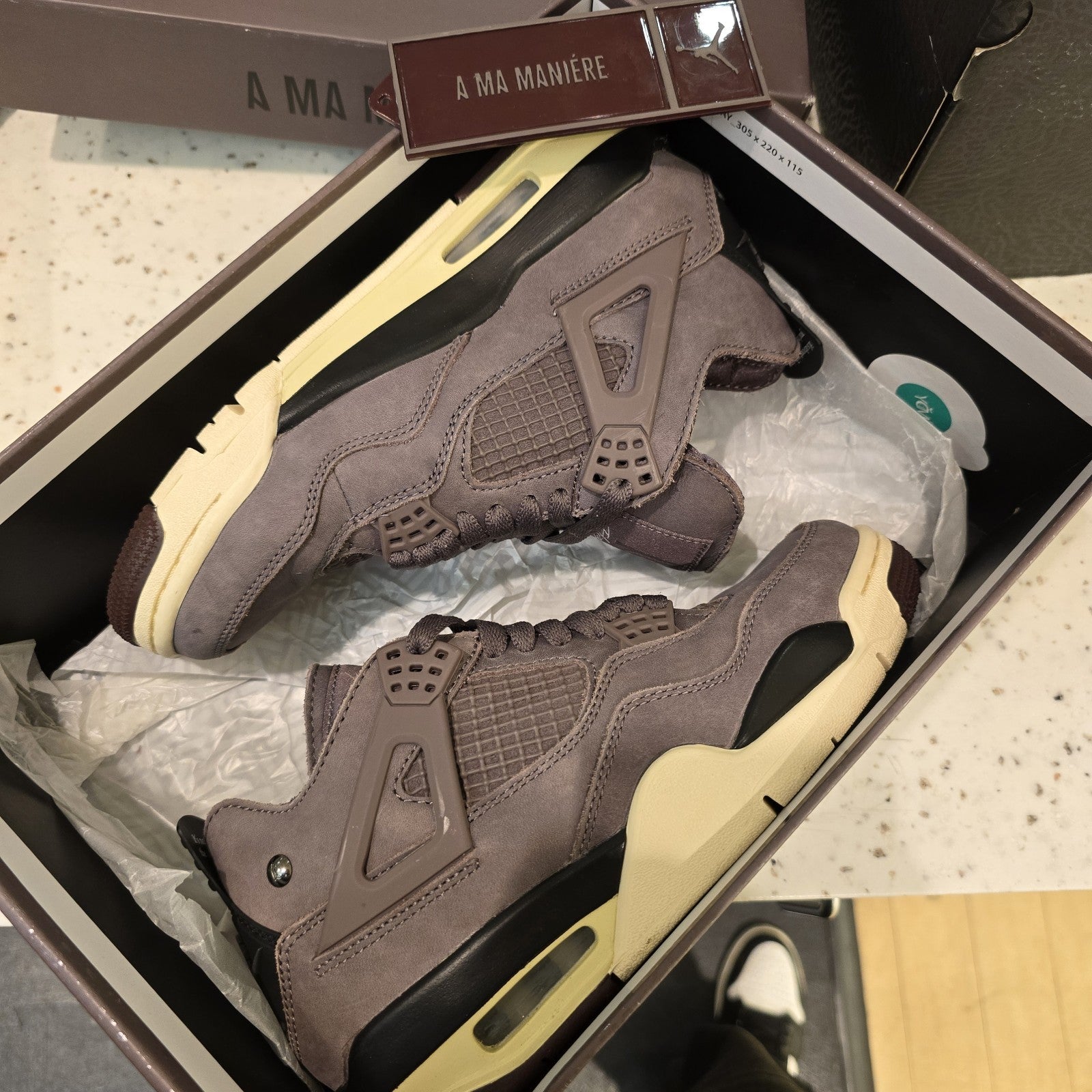 Size 4.5 - Jordan 4 Retro x A Ma Maniere Mid Violet Ore