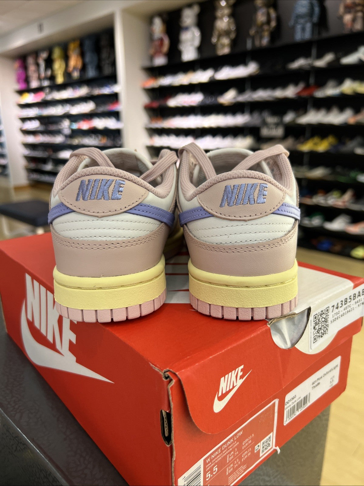 Nike Dunk Low Pink Oxford Women's Sz 5.5Y