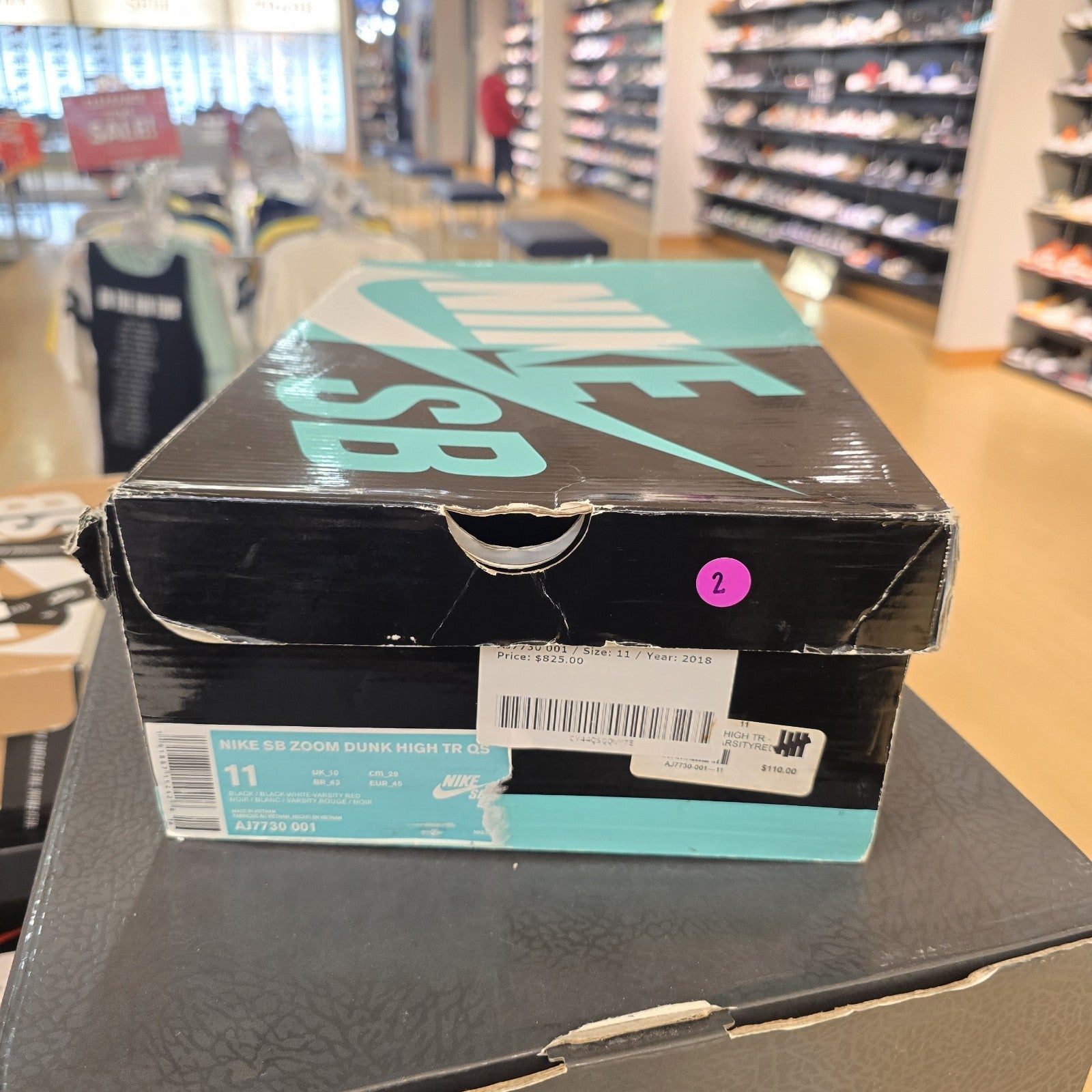 Size 11 - Nike Dunk SB High Rivals Pack Bred