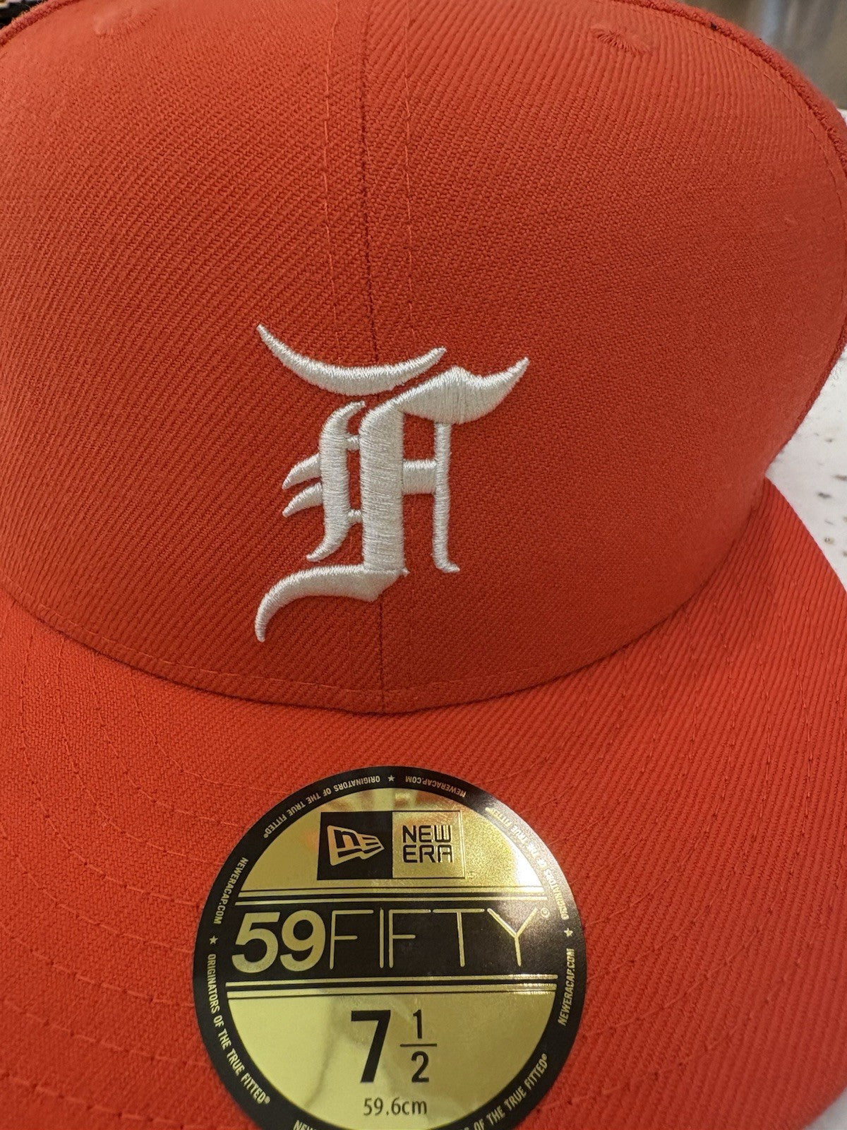 Fear Of God 59fifty New Era Baseball Cap Size 7 1/2