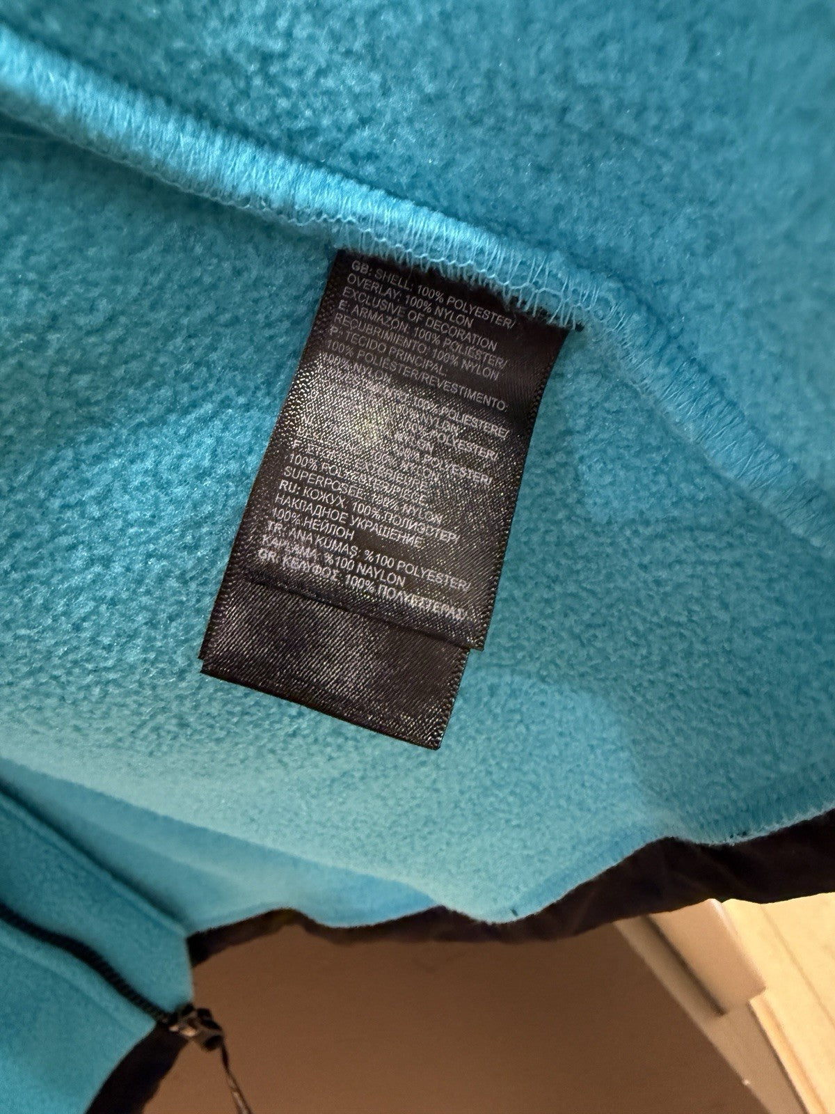 Supreme TNF The North Face Arc Logo Denali Fleece Jacket Teal Sz L