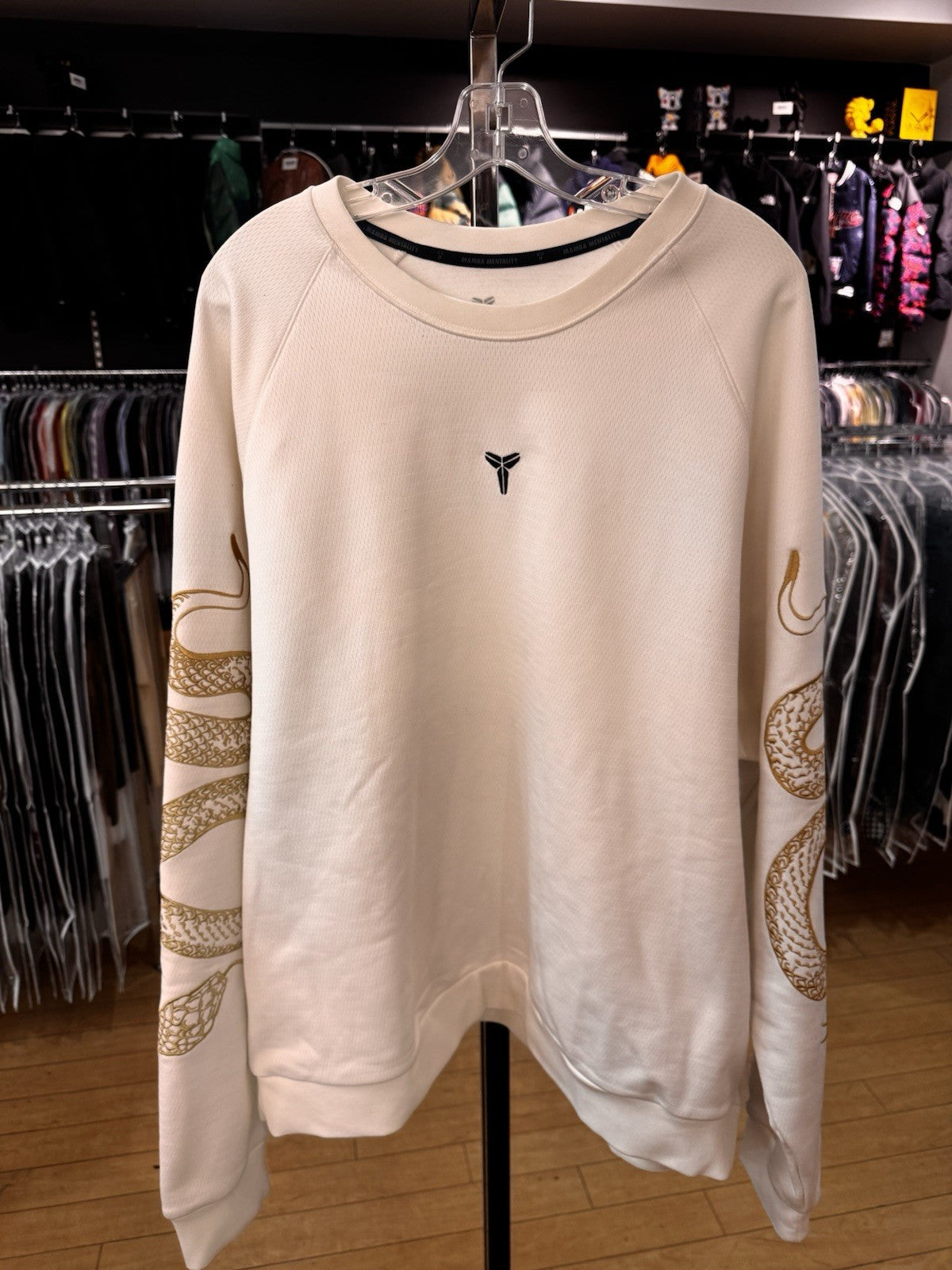 Nike Kobe Year of Mamba Therma Crewneck White Size 3XL