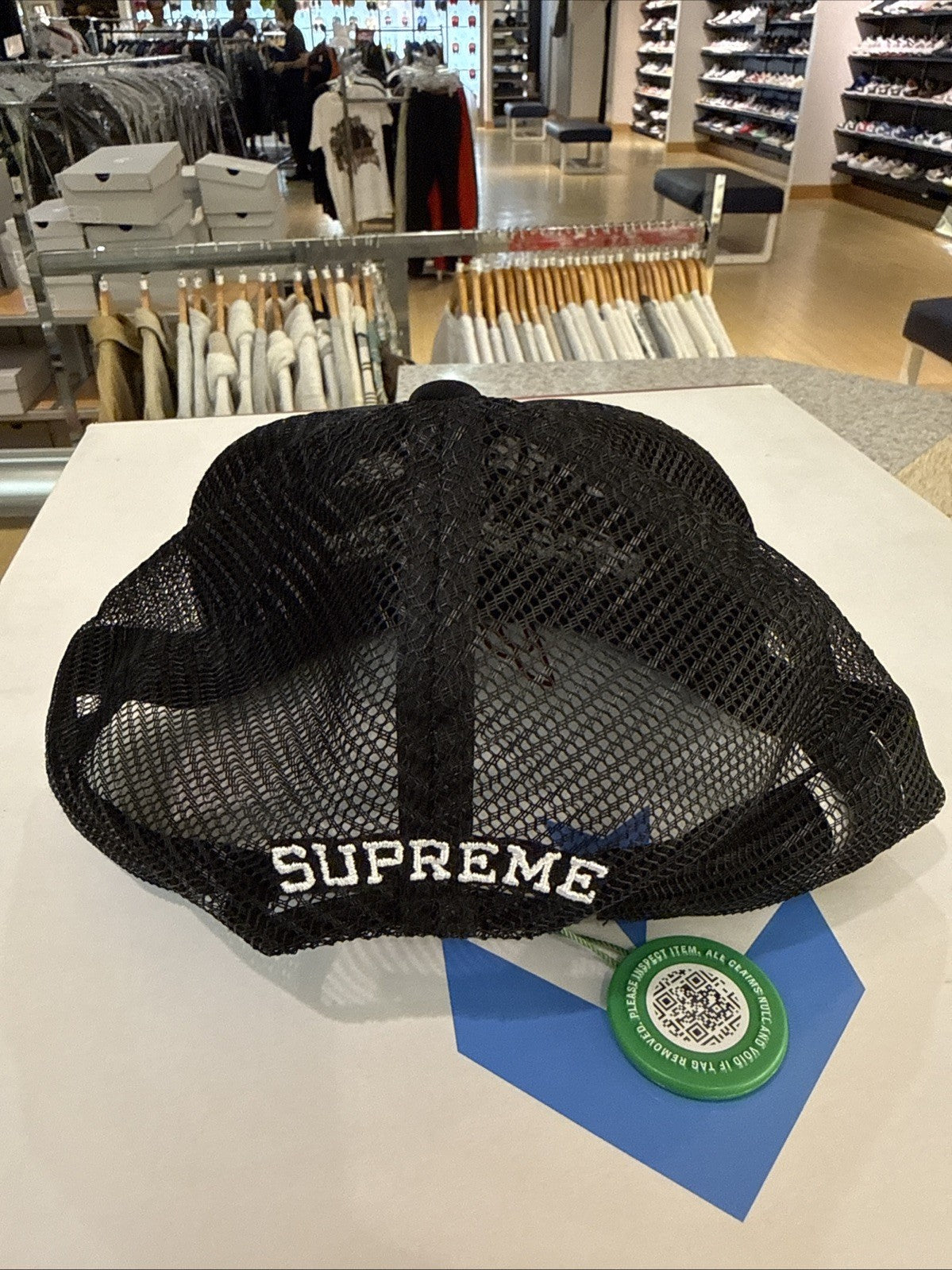 Supreme Black Transport Mesh 5 Panel Black