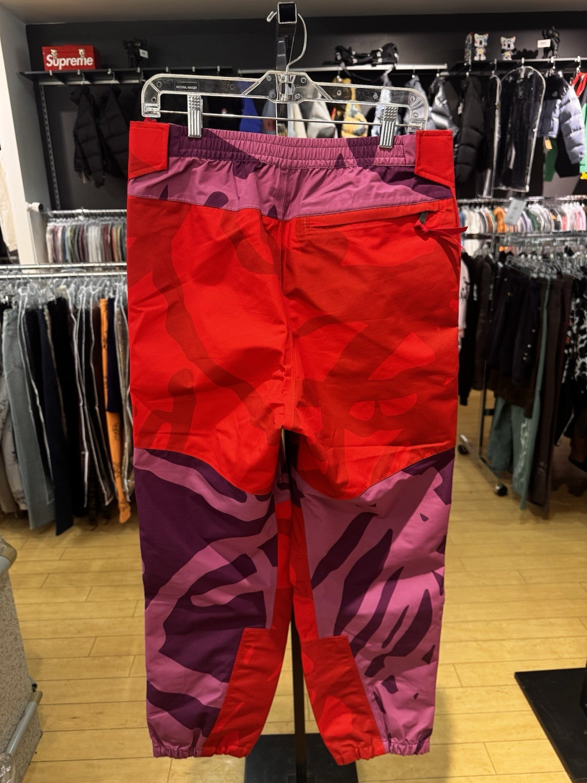 KAWS X The North Face Mountain Light Pants Pamplona Purple MTN Light Print Sz M