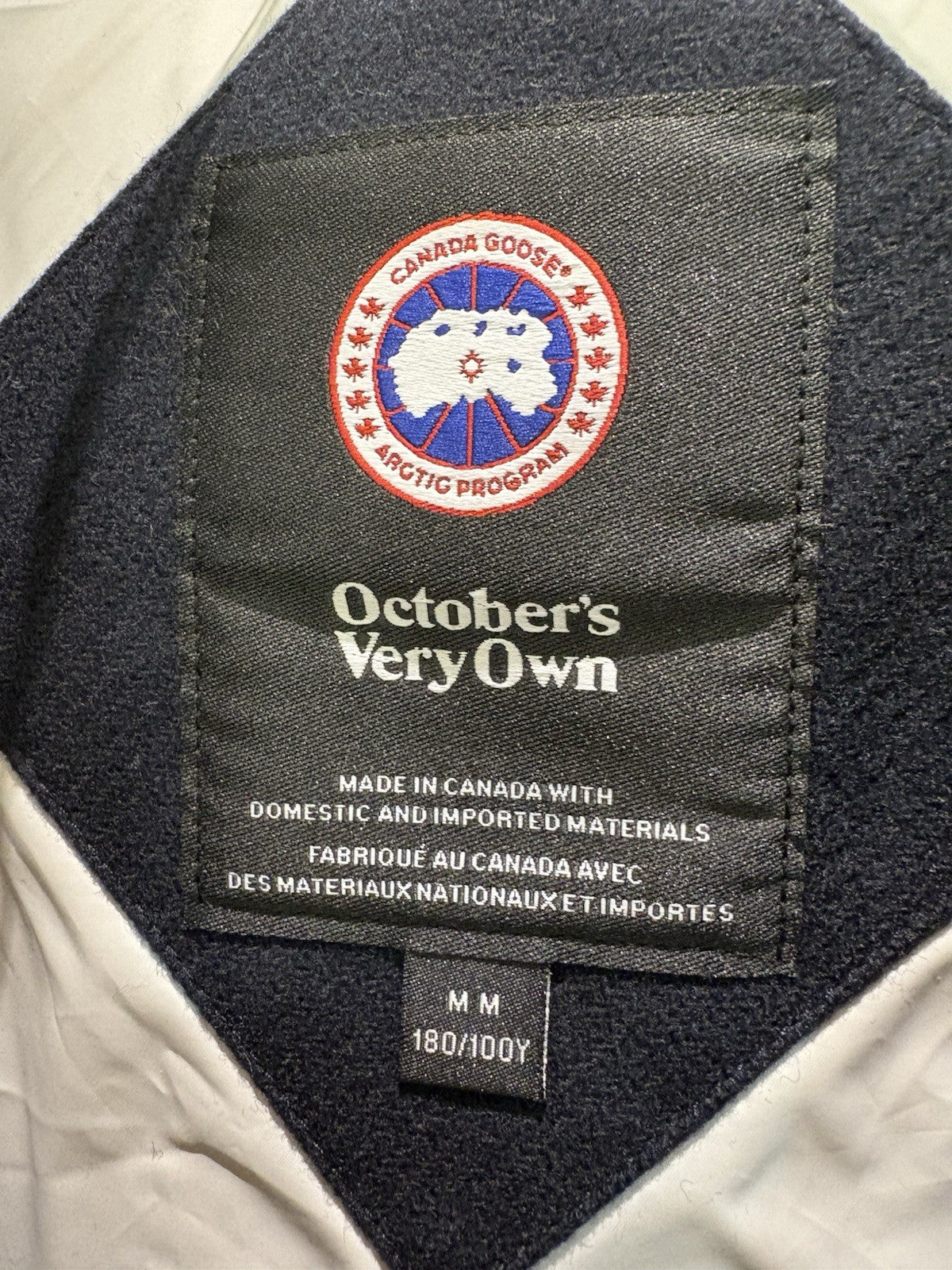 OVO x Canada Goose Freestyle Vest Navy Size Medium 