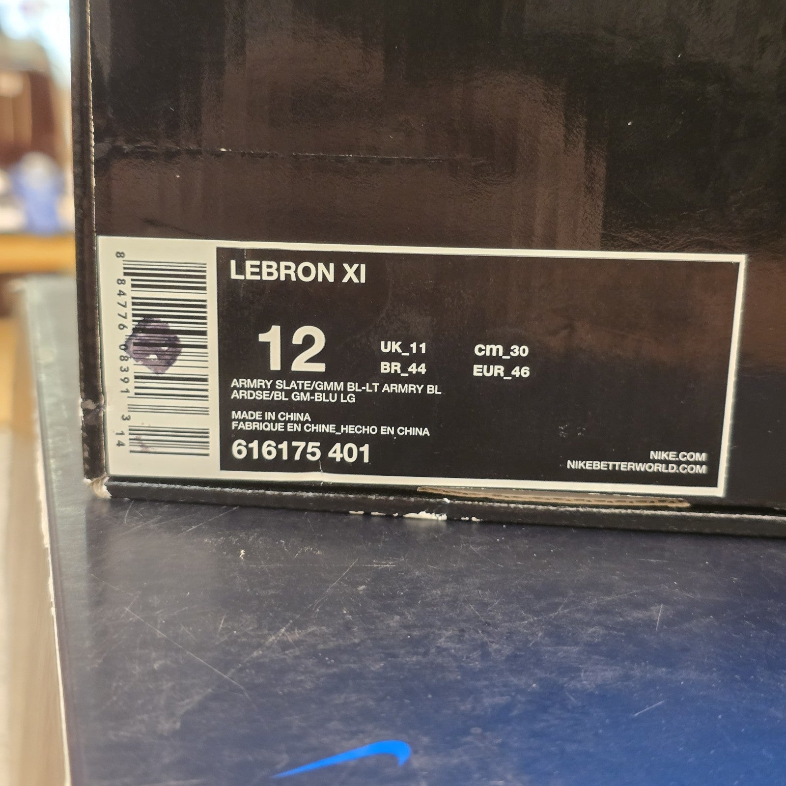 Size 12 - Nike LeBron 11 Armory Slate
