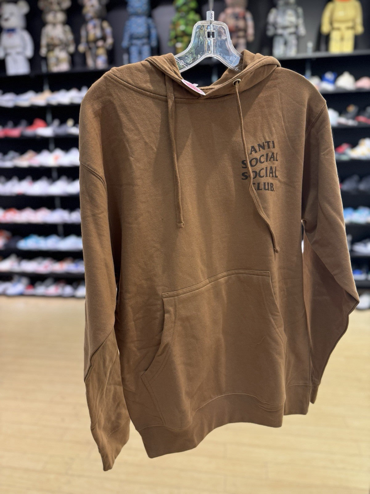 Anti Social Social Club Cancelled Tonal Hoodie Saddle Size Small