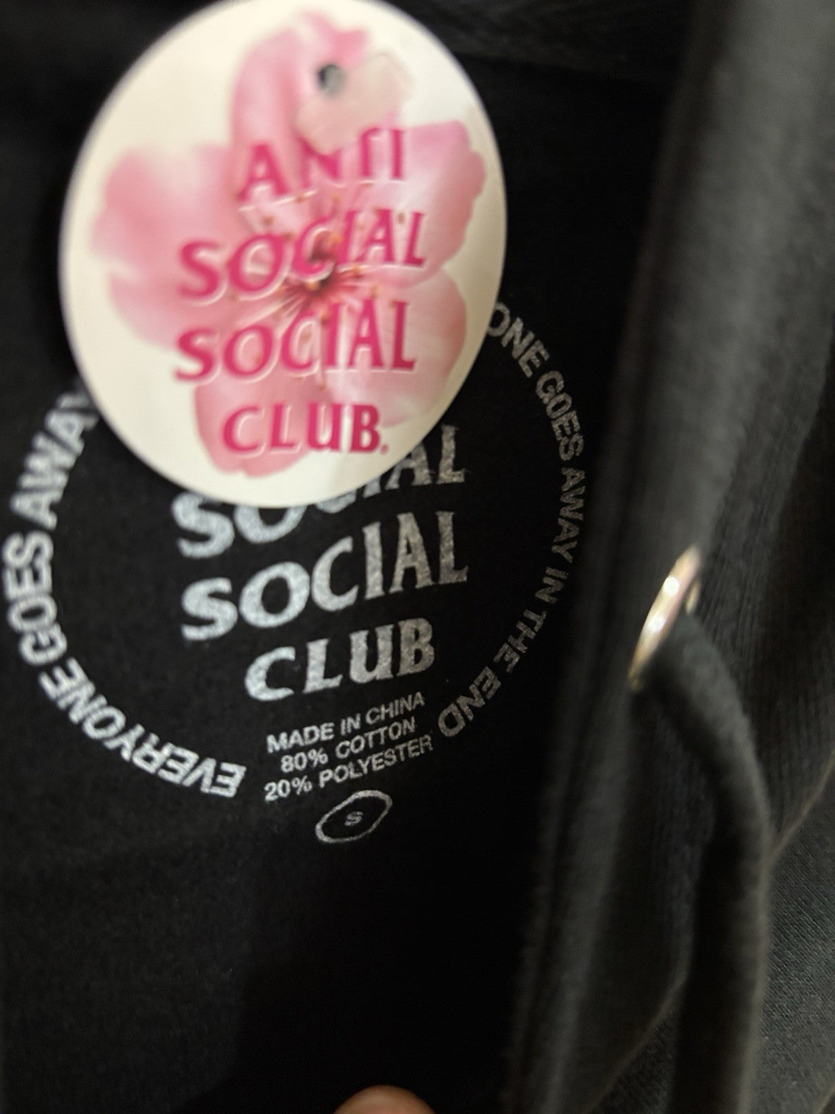 Anti Social Social Dramatic Hoodie SZ S