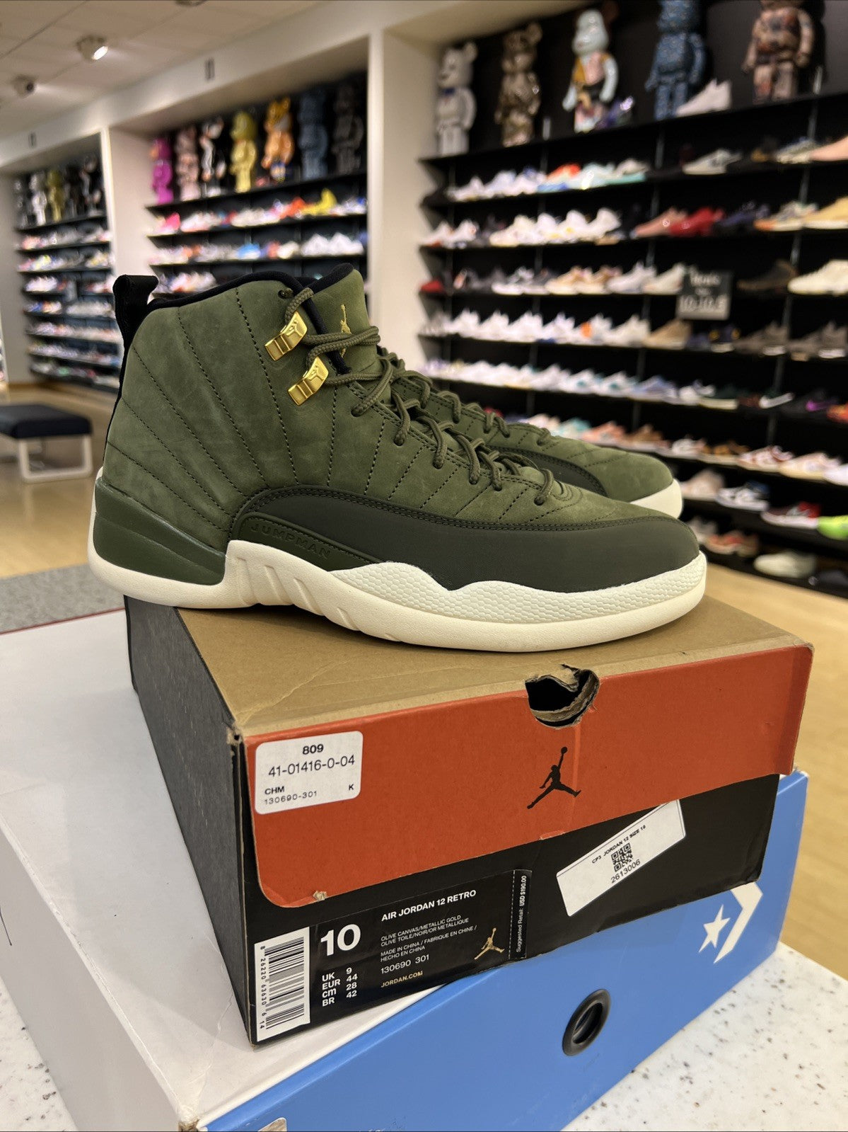 Air Jordan 12 Retro CP3 Class of 2003 Olive 2018 Sz 10