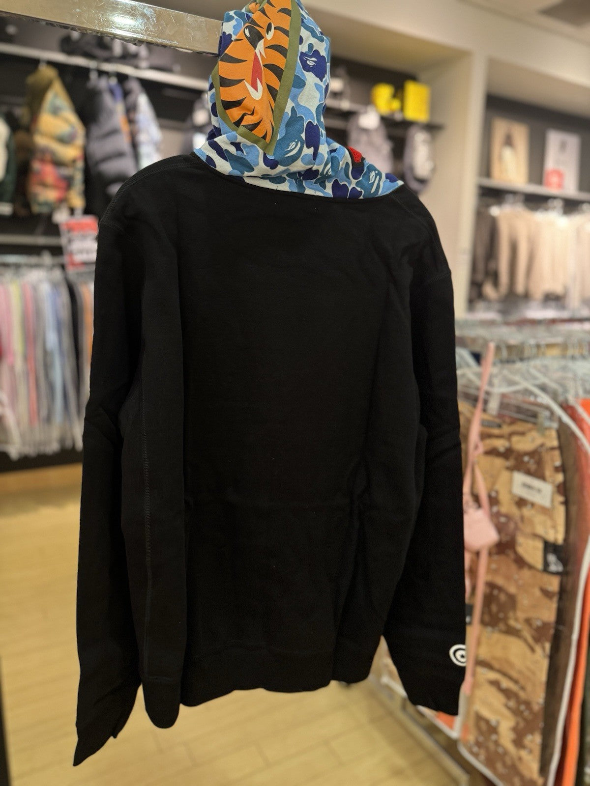 Bape ABC Camo Shark Pullover Hoodie Black Size XL