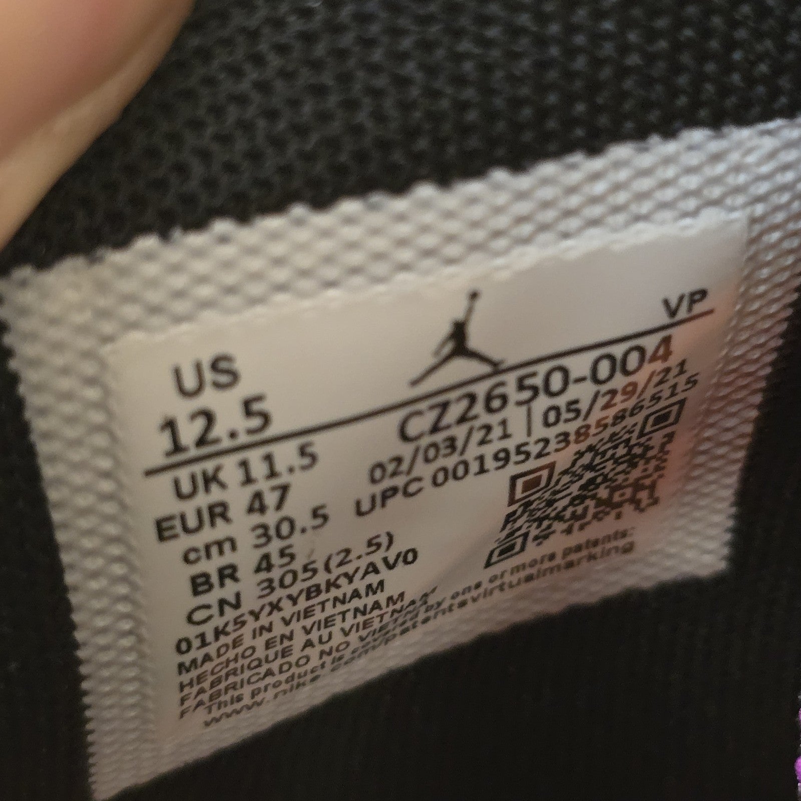 Size 12.5 - Air Jordan 36 First Light