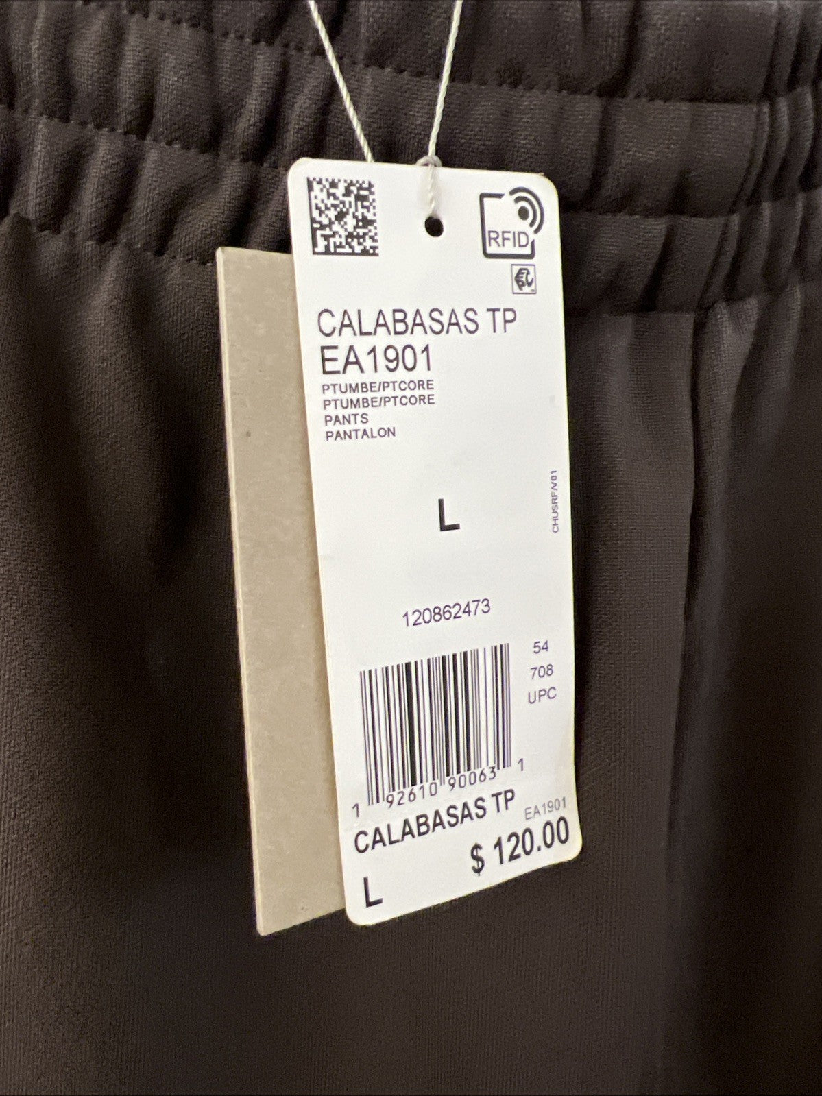 adidas Yeezy Calabasas Track Pant 'Umber/Core' EA1901 Sz L