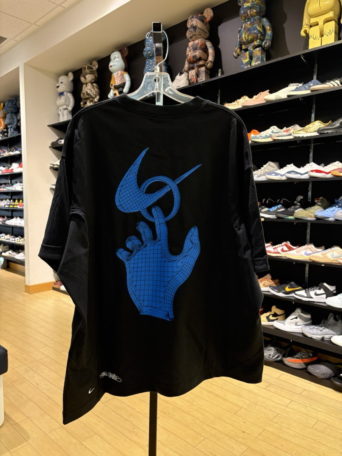 Nike X Off-White 005 Virgil ABLOH tee T-shirt Black Size 2XL