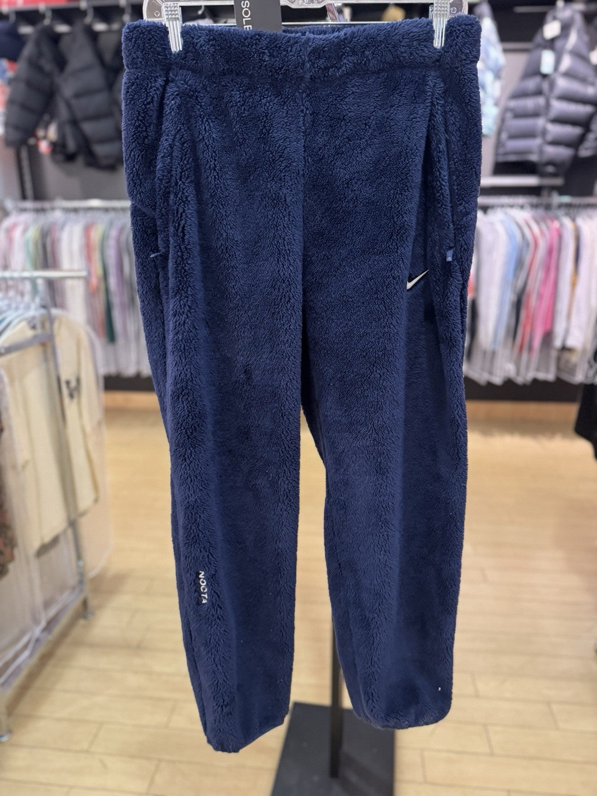 Nike X Nocta Women’s Chalet Polar Pant Dark Blue Size Small 