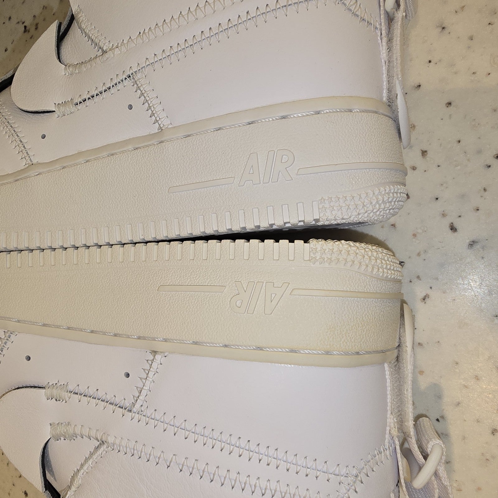 Nike Air Force 1 High PSNY White SZ 10 Yellowed