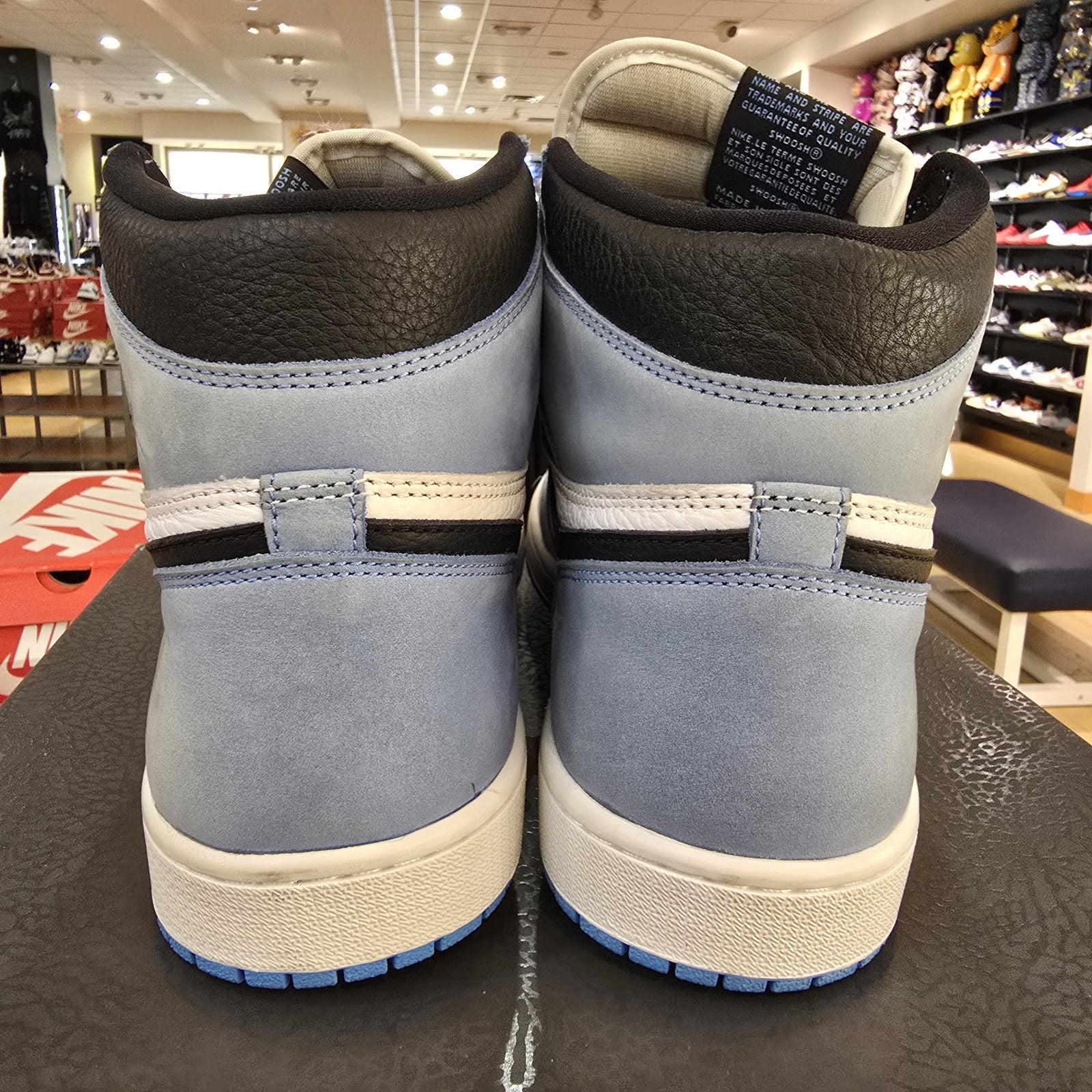 Size 13 - Jordan 1 Retro OG High University Blue (Yellowing)