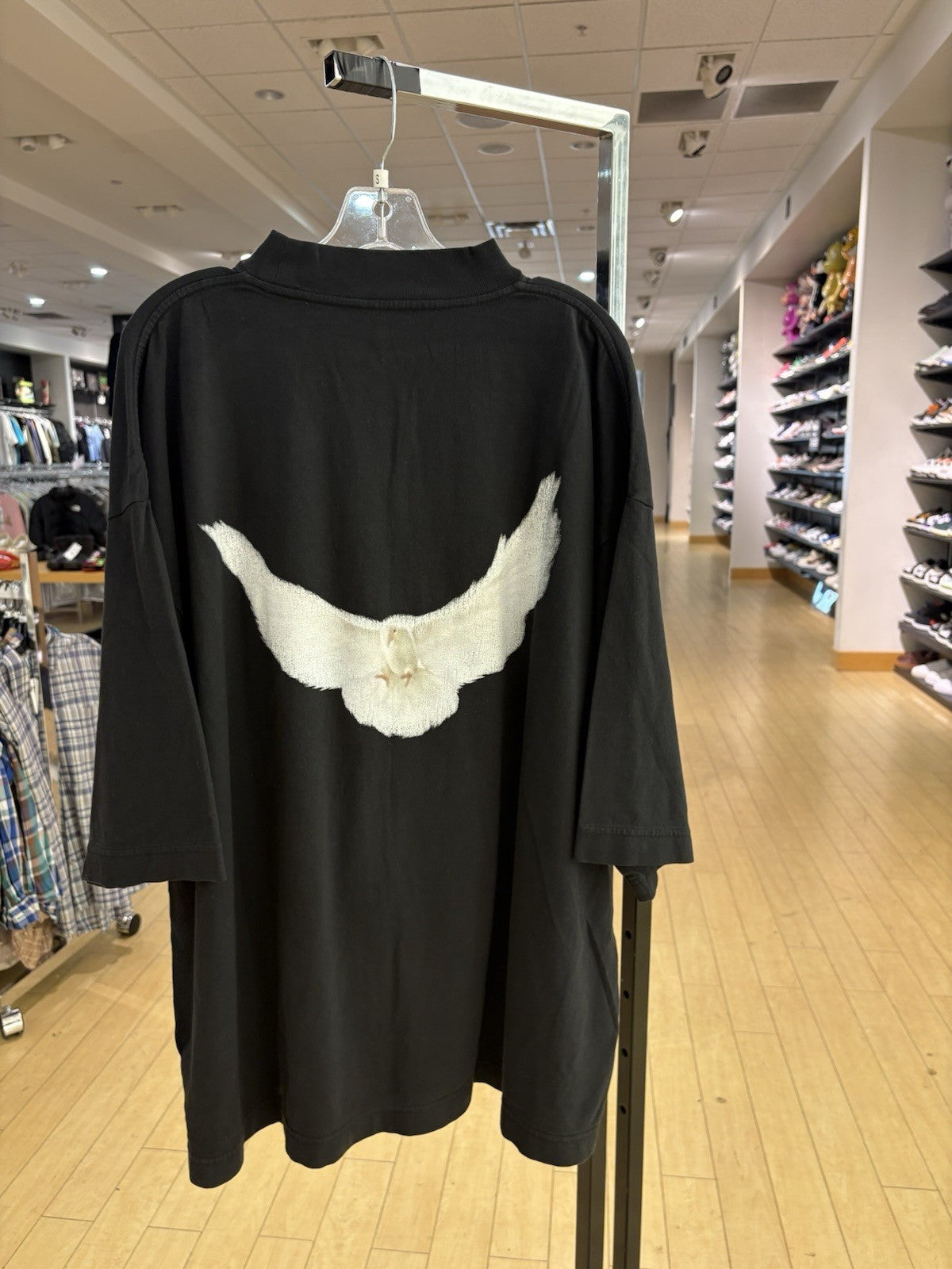 Yeezy Gap Balenciaga Dove 3/4 Sleeve Black ( Small )