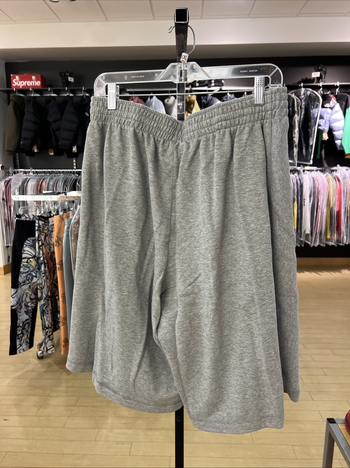 Jordan Gray Sweat Shorts Pockets Sz 2XL