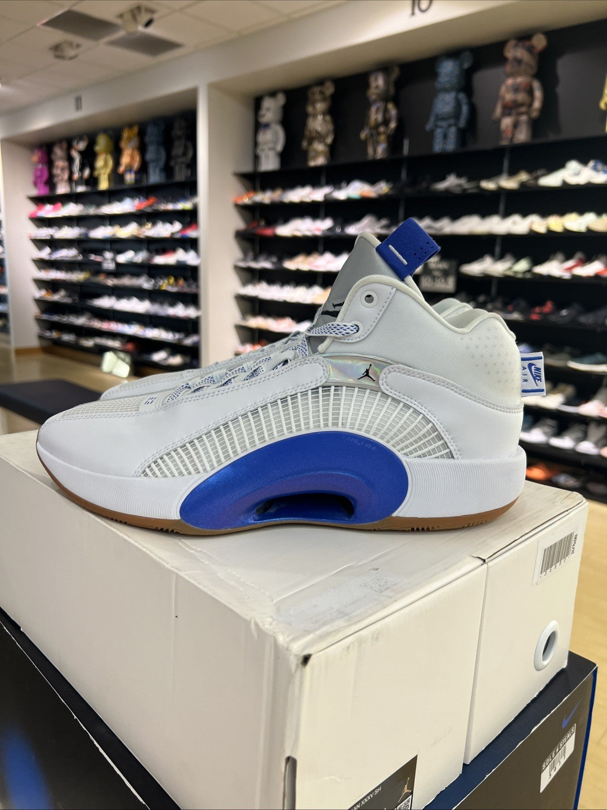 Nike Air Jordan XXXV SH White Black Hyper Royal Sz 12
