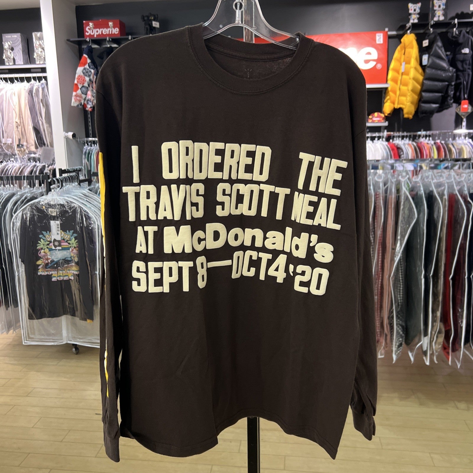 Travis Scott x CPFM 4 CJ Souvenir L/S T-shirt Sz Medium