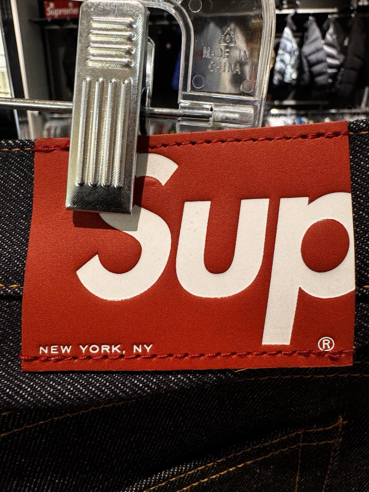 Supreme Rigid Loose Fit Selvedge Jean Rigid Indigo Size 32