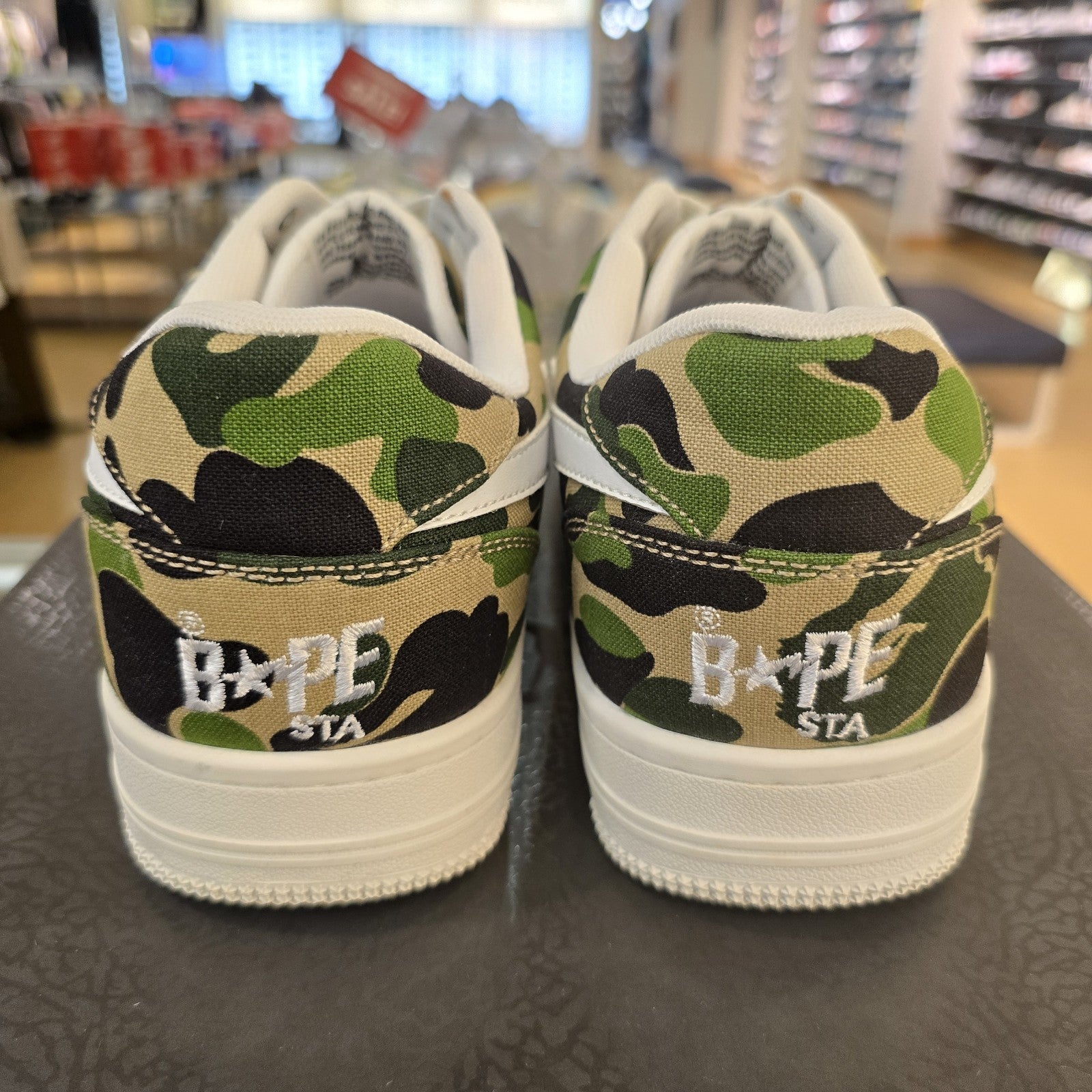 Size 12 - A Bathing Ape Bape Sta Low ABC Camo 20th Anniversary Green