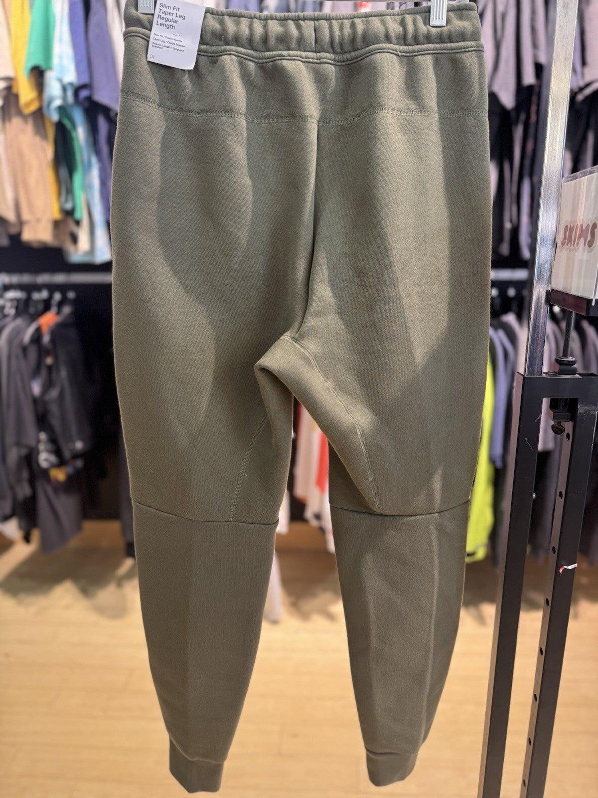 New Nike Sportswear Tech Fleece Track Pants Joggers Olive Green Men Size Small