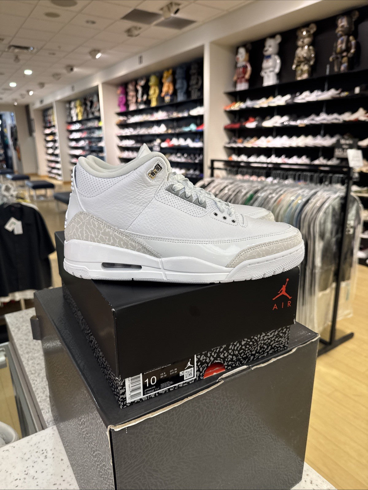 Size 10 - Air Jordan 3 Retro 2025 Pure Money