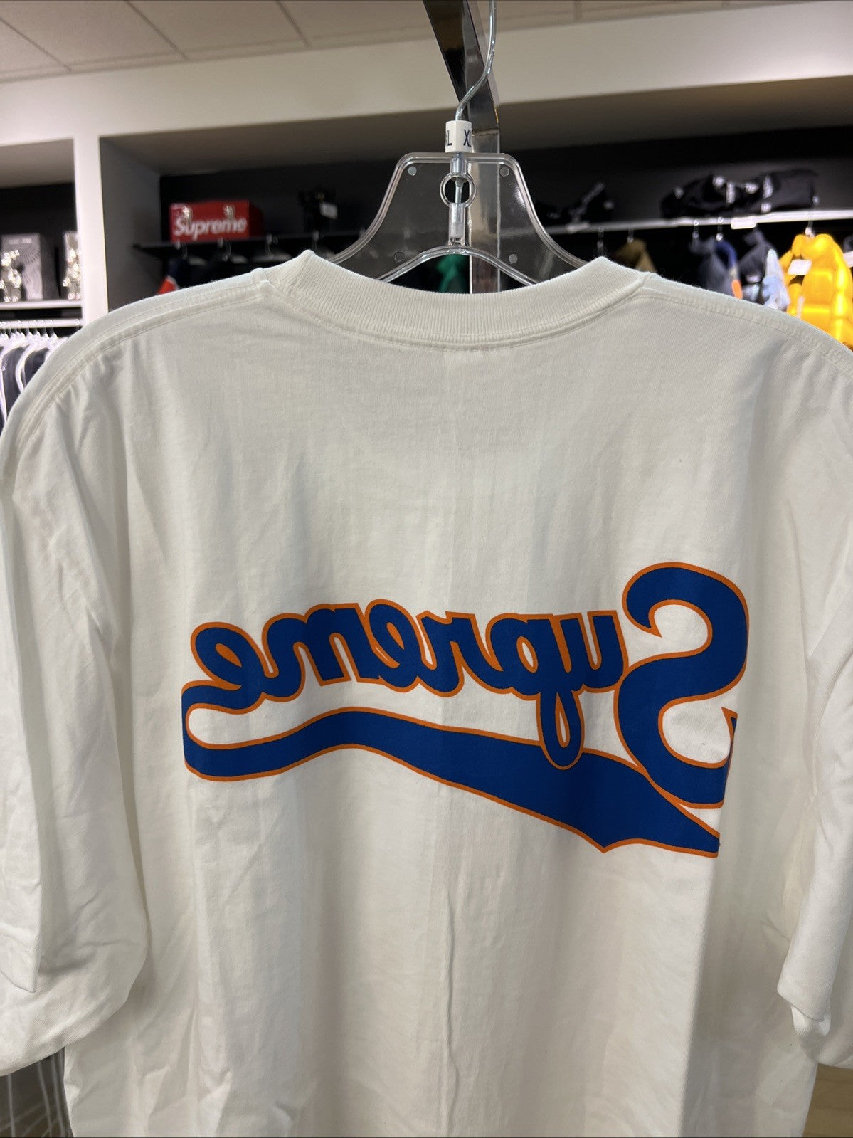 Supreme Backwards White T-Shirt