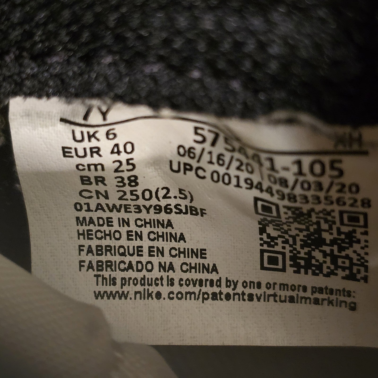 Size 7Y - Jordan 1 Retro OG High Dark Mocha GS