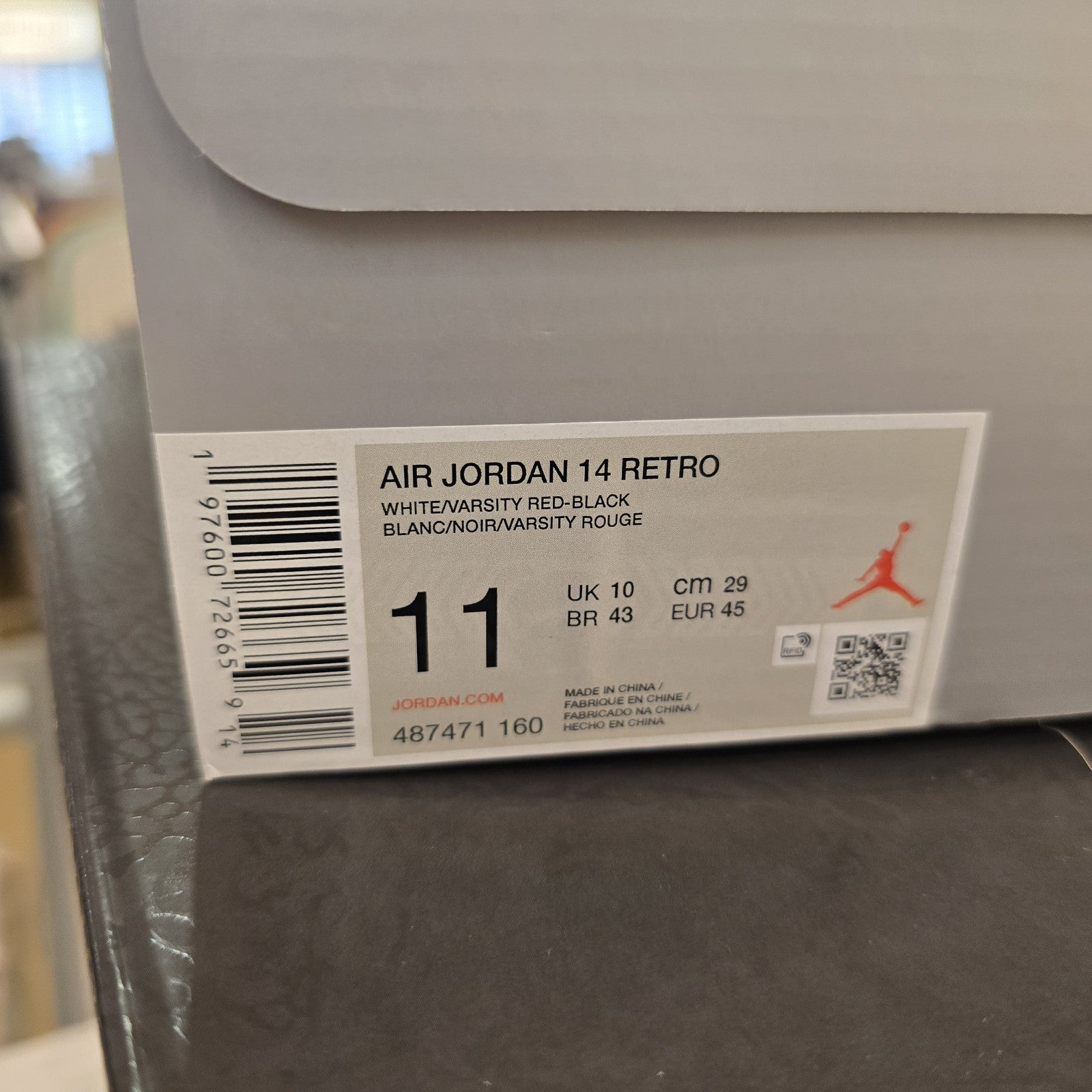Size 11 - Air Jordan 14 Retro 2024 Black Toe