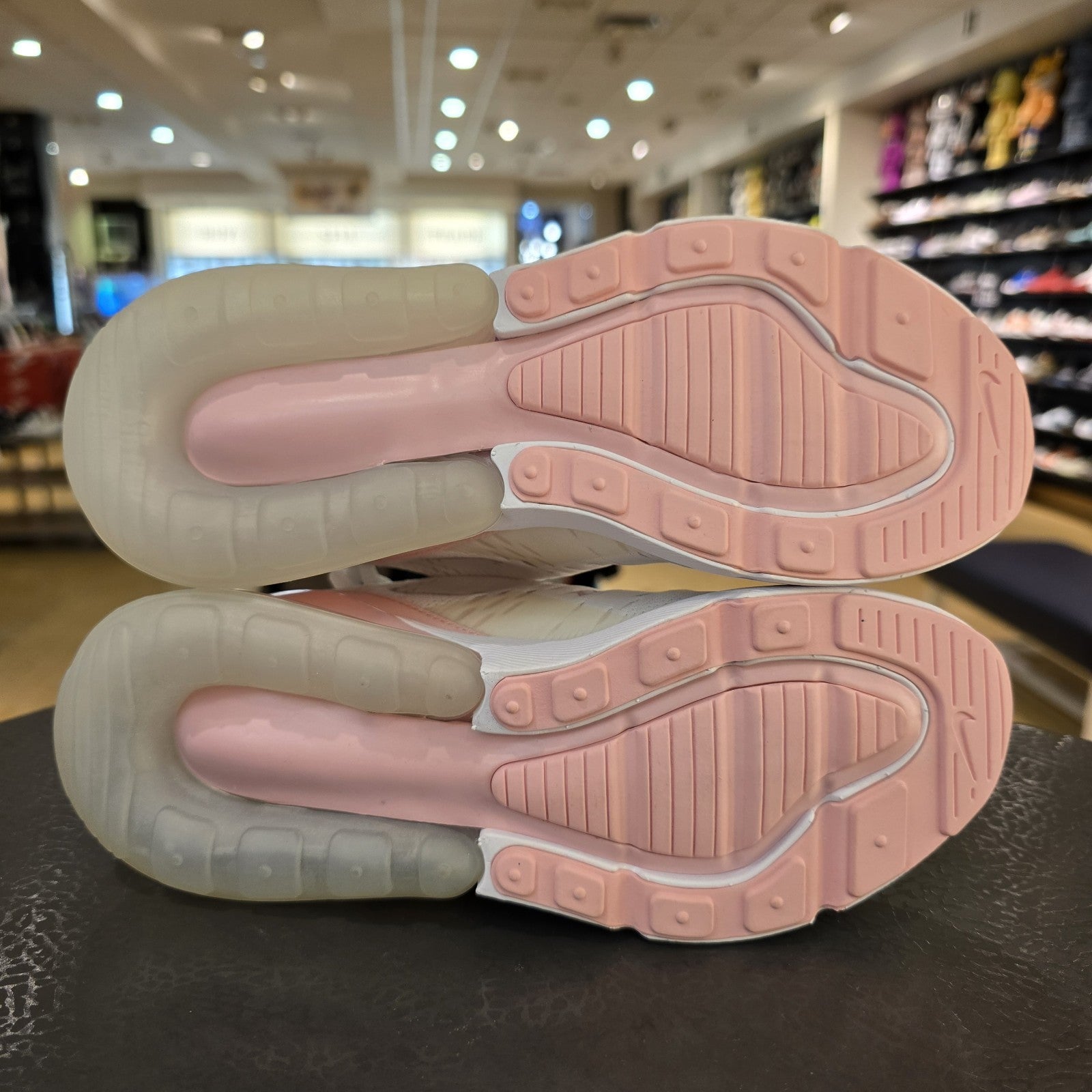 Size 5.5 - Nike Air Max 270 White Soft Pink Women's