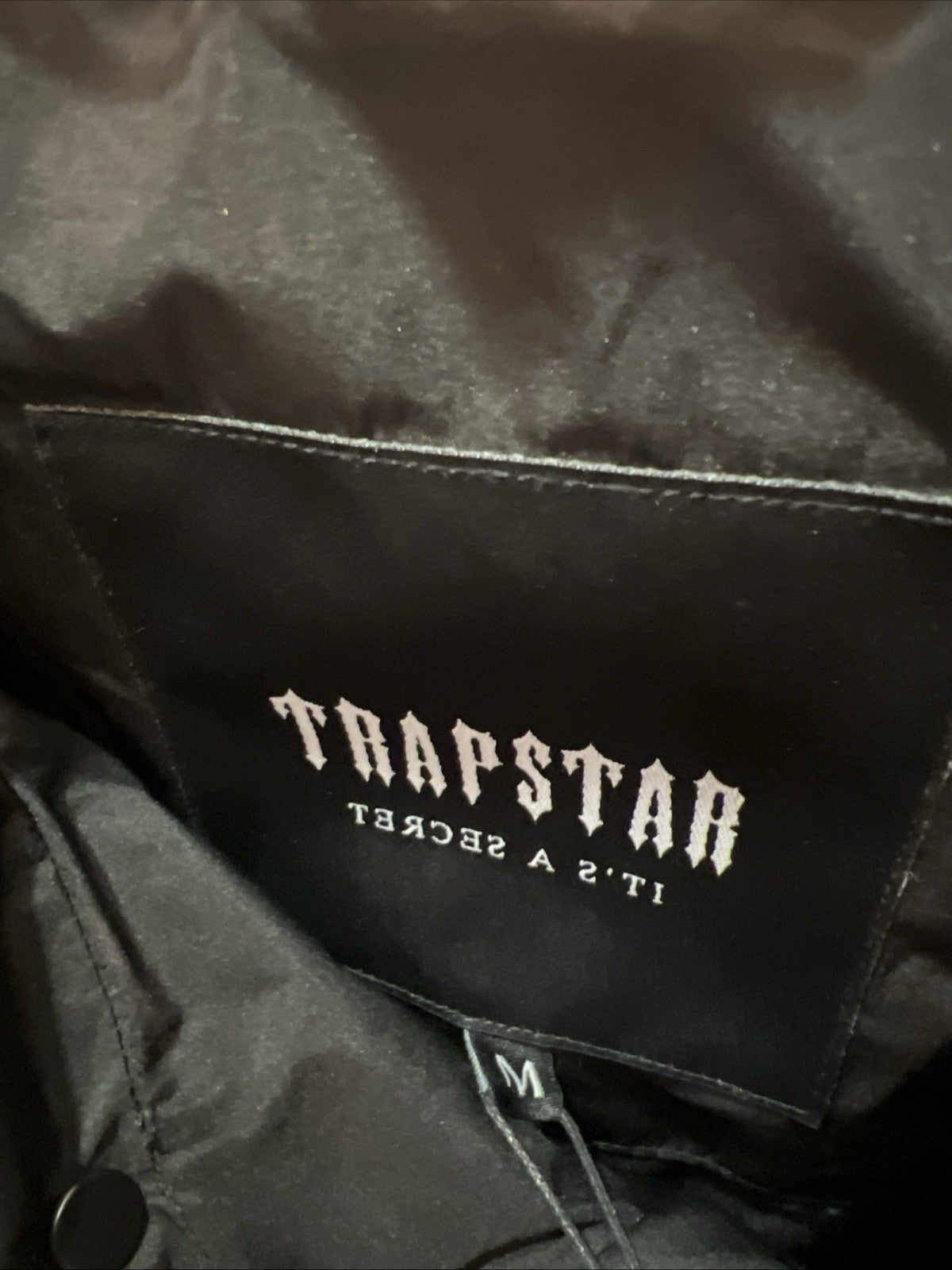 Trapstar Decoded Arch Puffer Jacket Black Sz M
