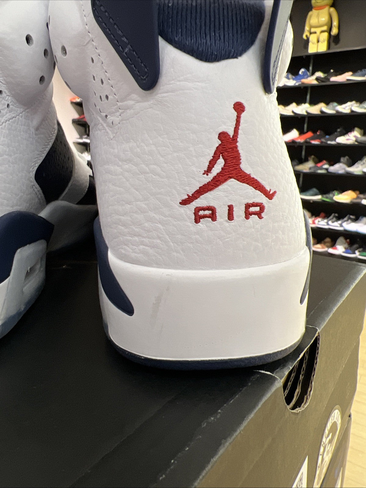 Air Jordan 6 Retro Olympic High Top 2024 Sz 10 USED REP BOX