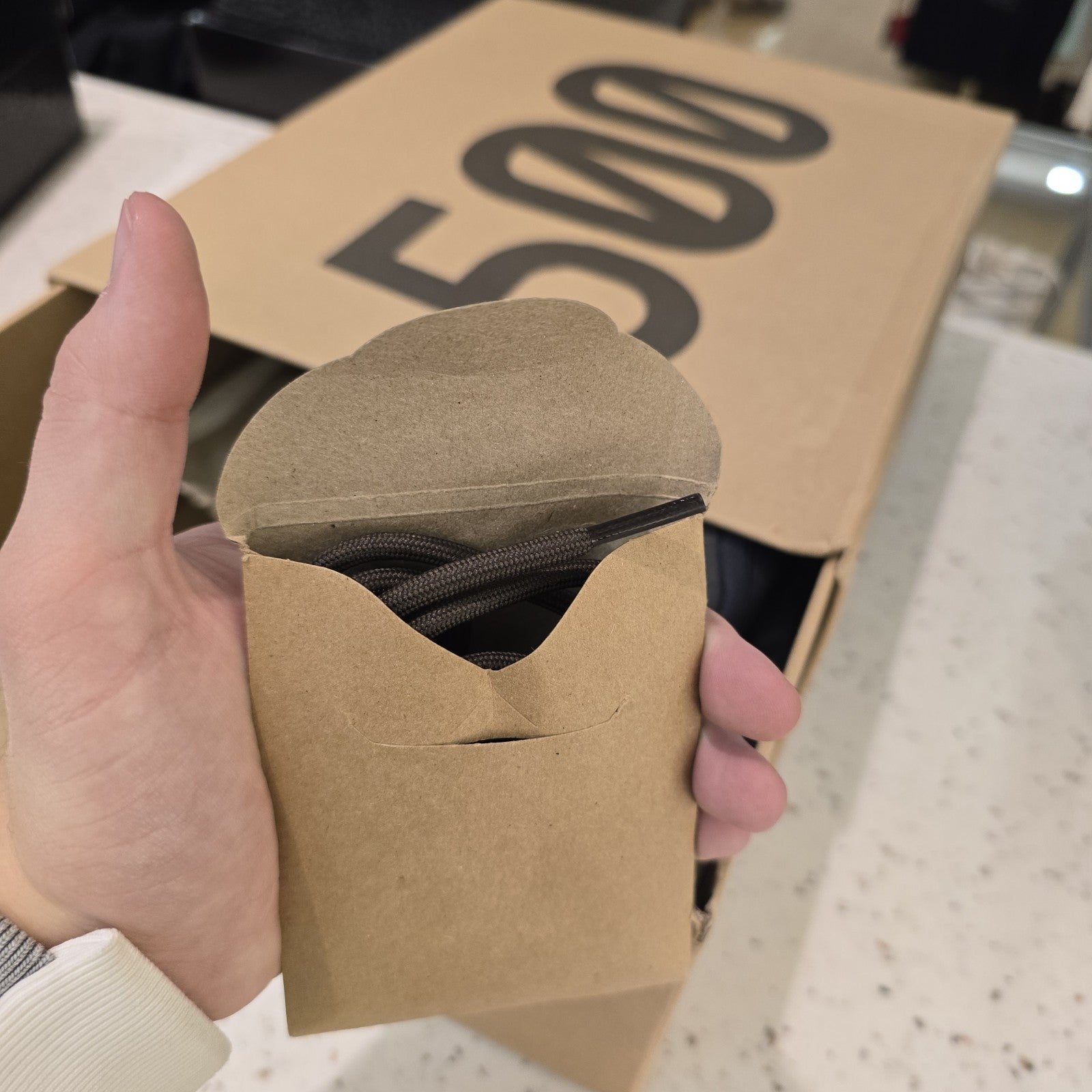 Size 11.5 - Adidas Yeezy 500 High Taupe Black