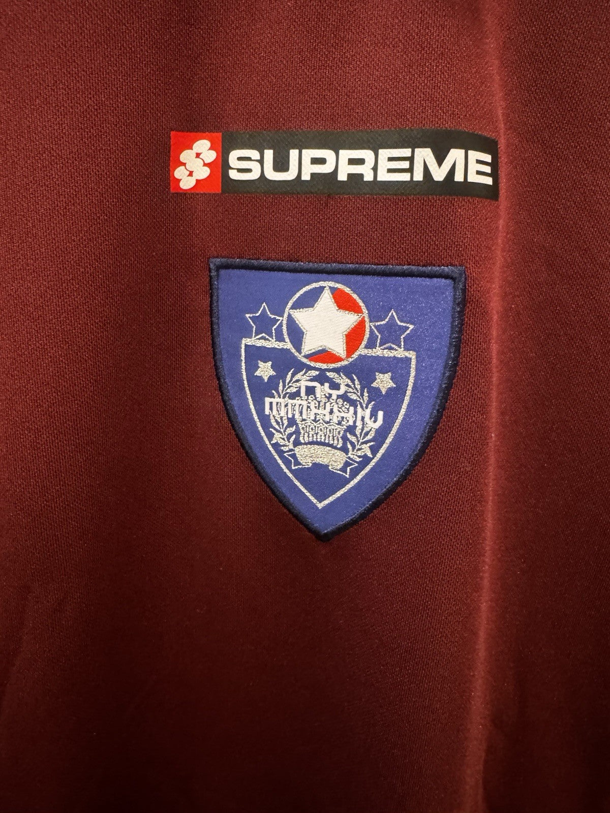 Supreme Crest Soccer Jersey Maroon Size XL