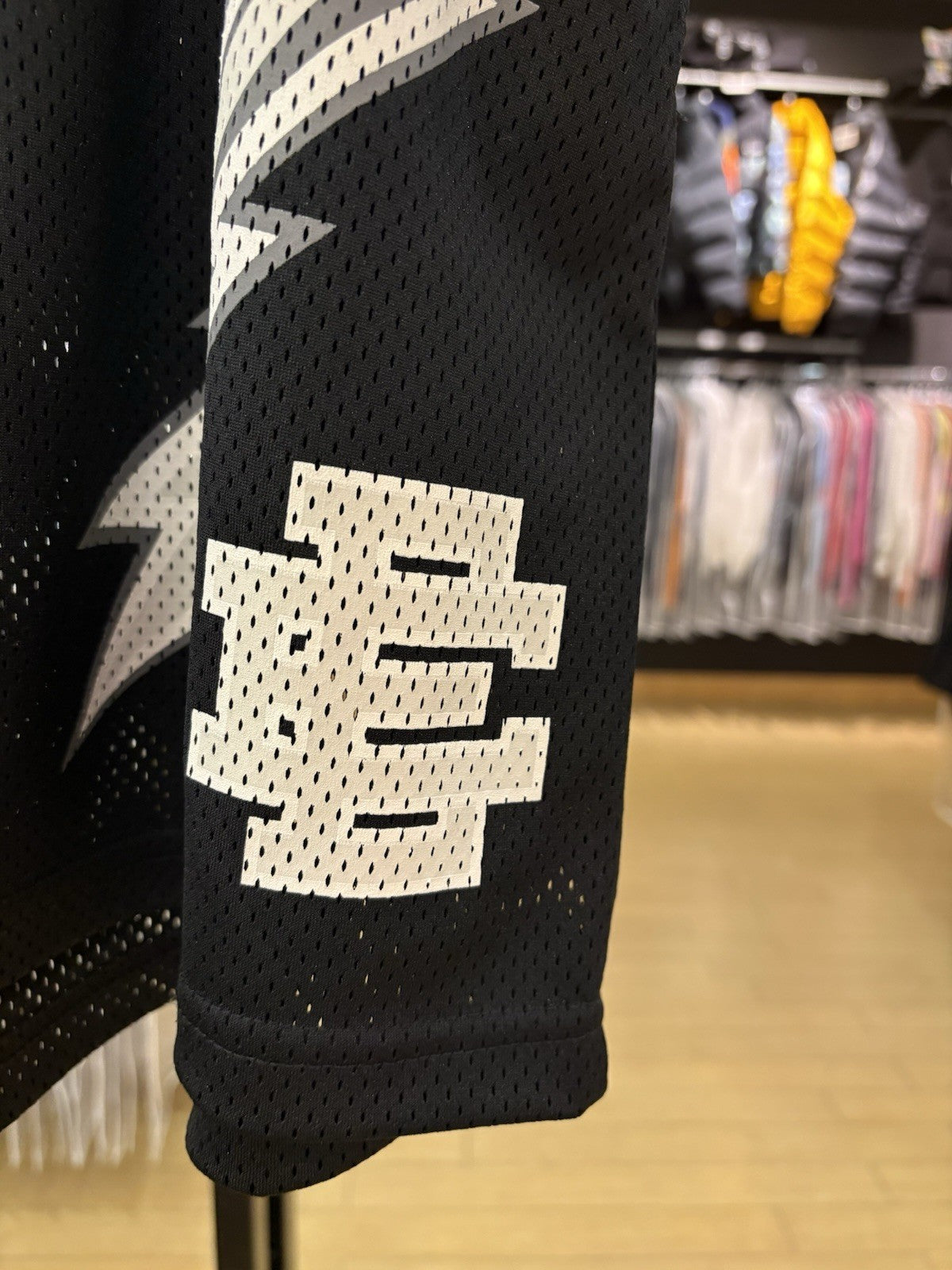 Eric Emanuel EE Basic/Core Lightning Bolt (Cyber Monday) Short Black/White Sz2XL