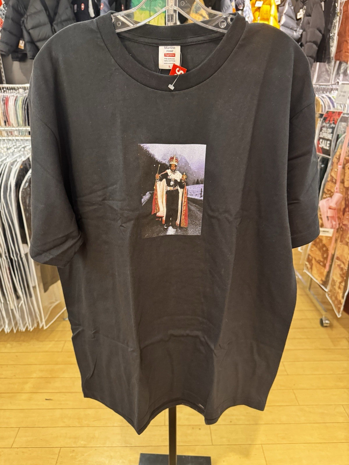 Supreme Martine Rose Lee Scratch Perry Tee Size L