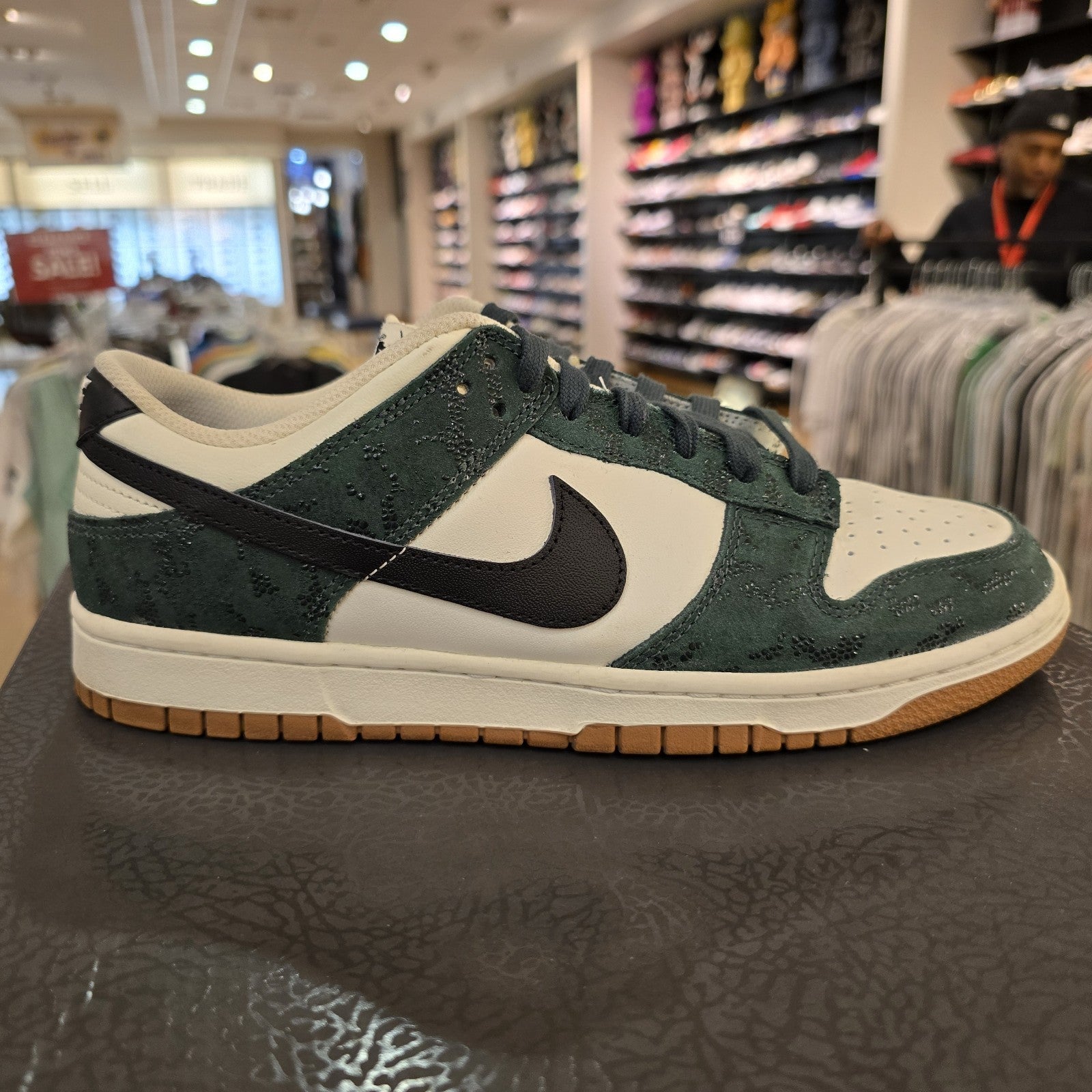 Size 11 - Nike Dunk Low Green Snake Women's